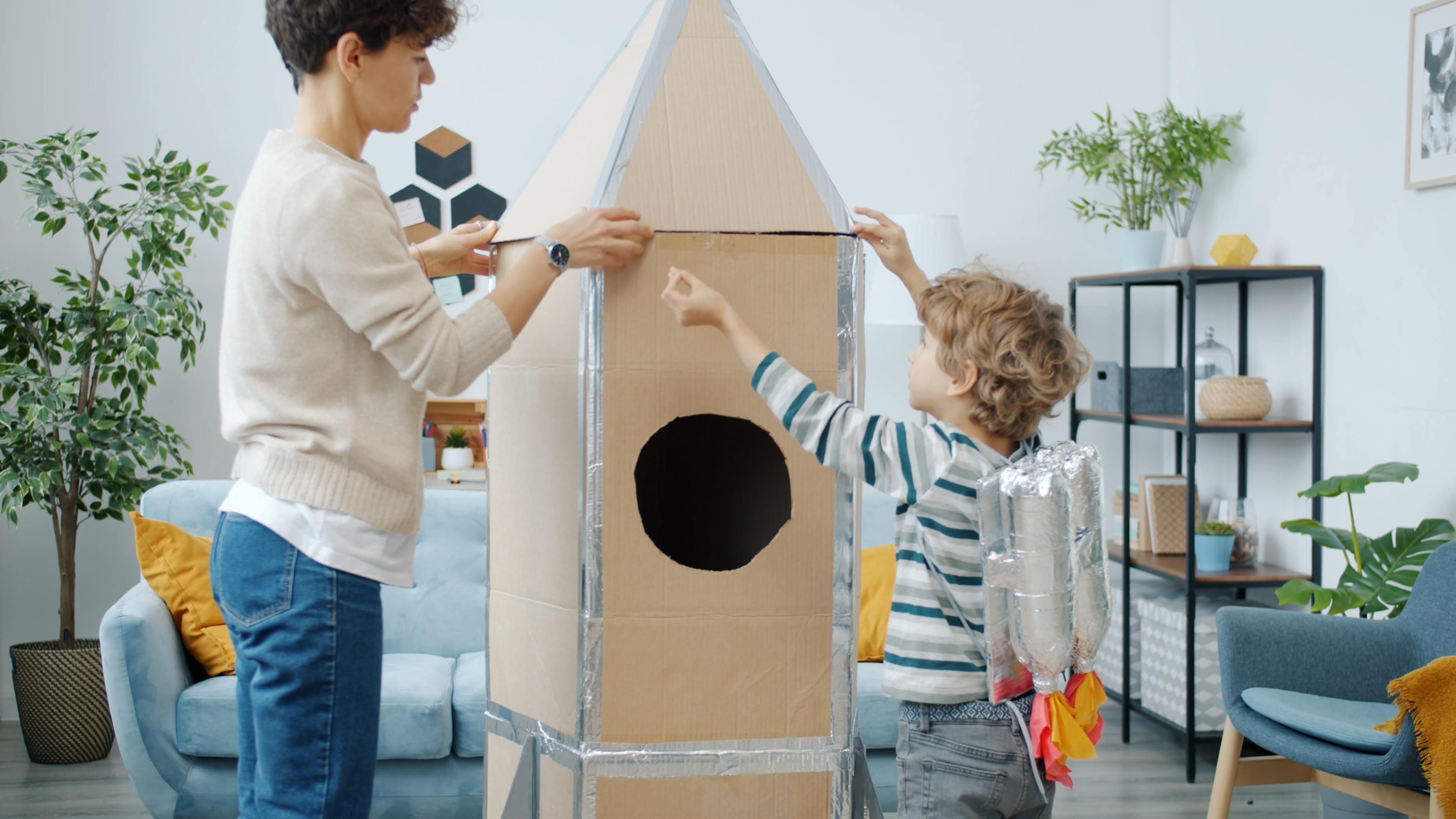 Cardboard Rockets and Big Ideas: How Open-Ended Play Builds Creative Thinkers