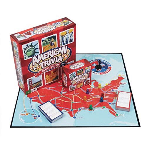 American Trivia Family Edition Board Game for All Ages