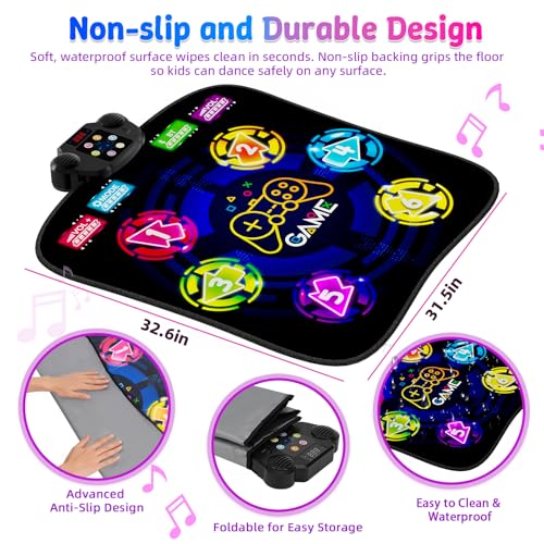 LZFYMXOK Interactive Dance Mat for Kids and Active Play