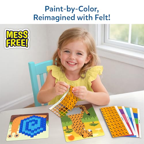 Skillmatics Reusable Mosaic 3D Craft Kit for Ages 3–8