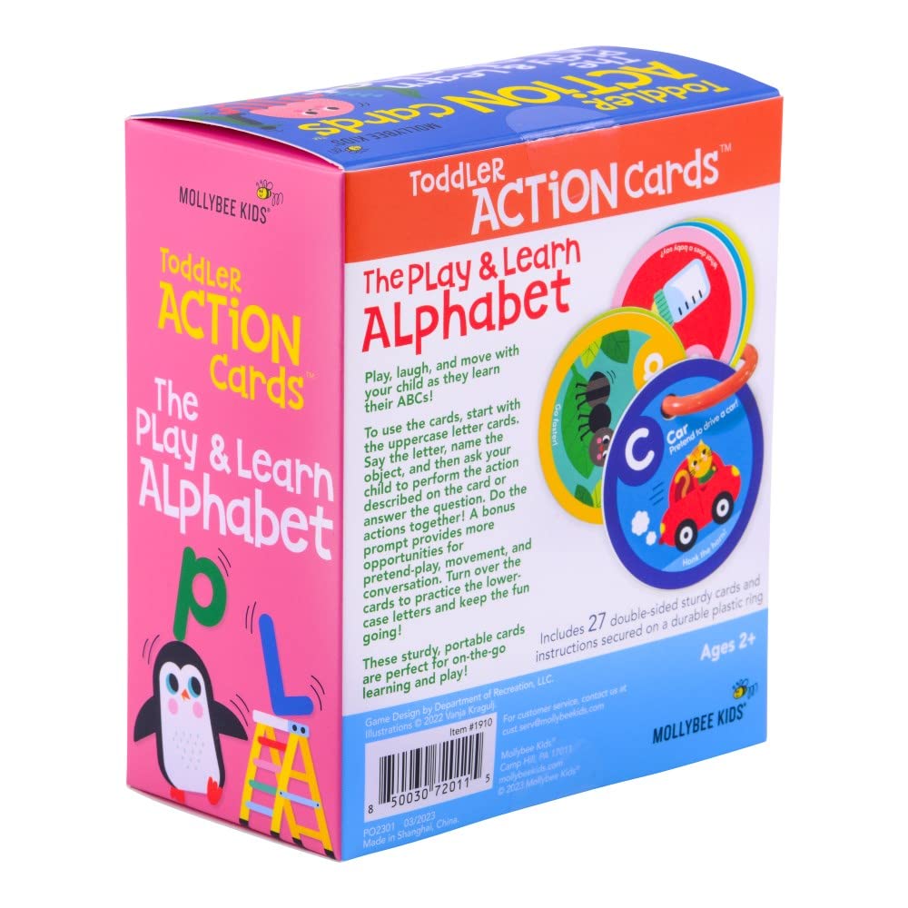 MOLLYBEE KIDS Preschool Learning Activity Card Set