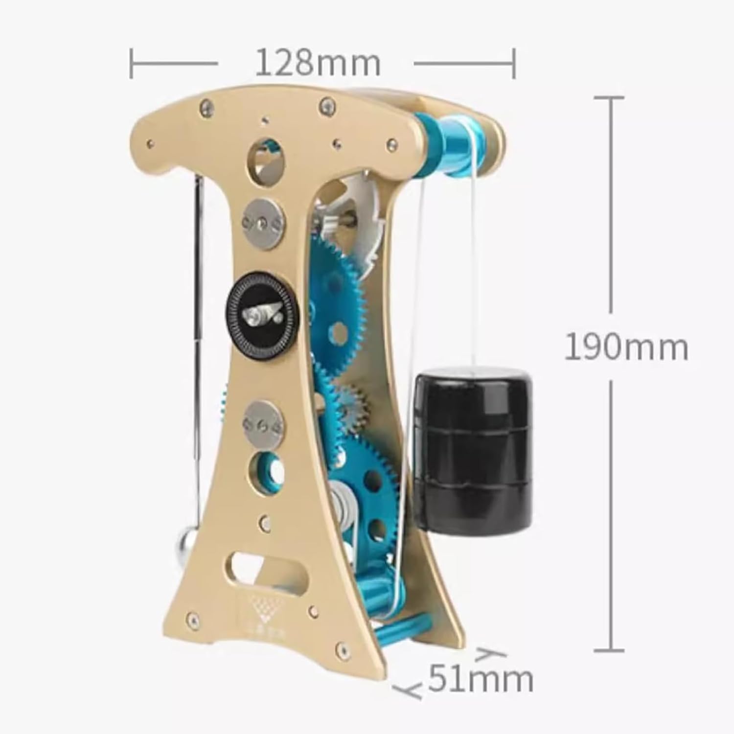 Mavdecll DIY Metal Pendulum Clock 3D Mechanical Model