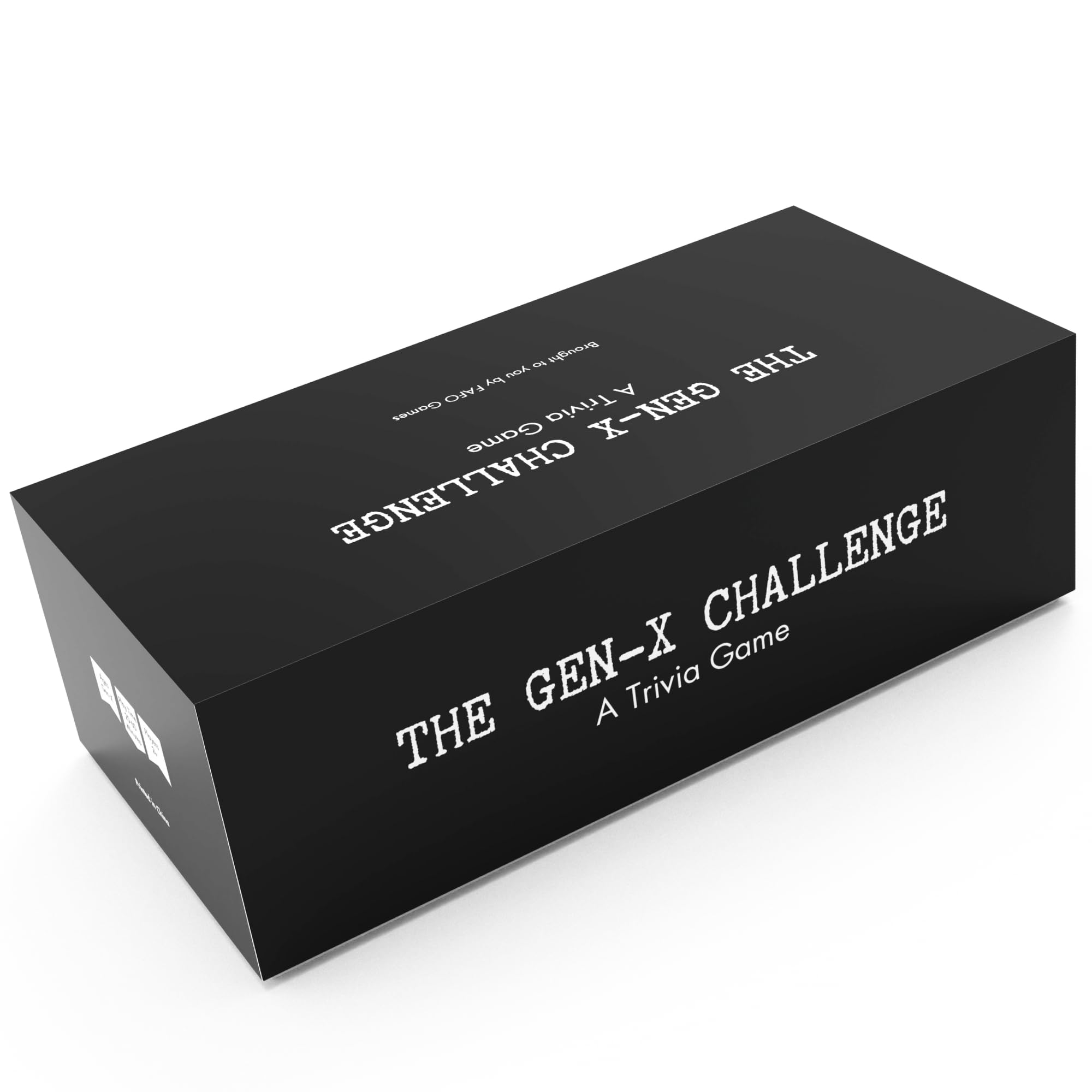 FAFO Games Gen-X Challenge 80s and 90s Trivia Game