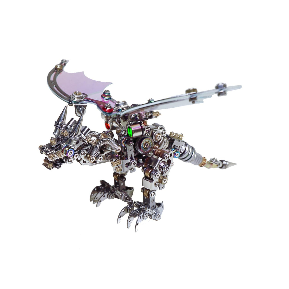 Arcynix Blue Dragon 3D Metal Puzzle Kit with LED Wings