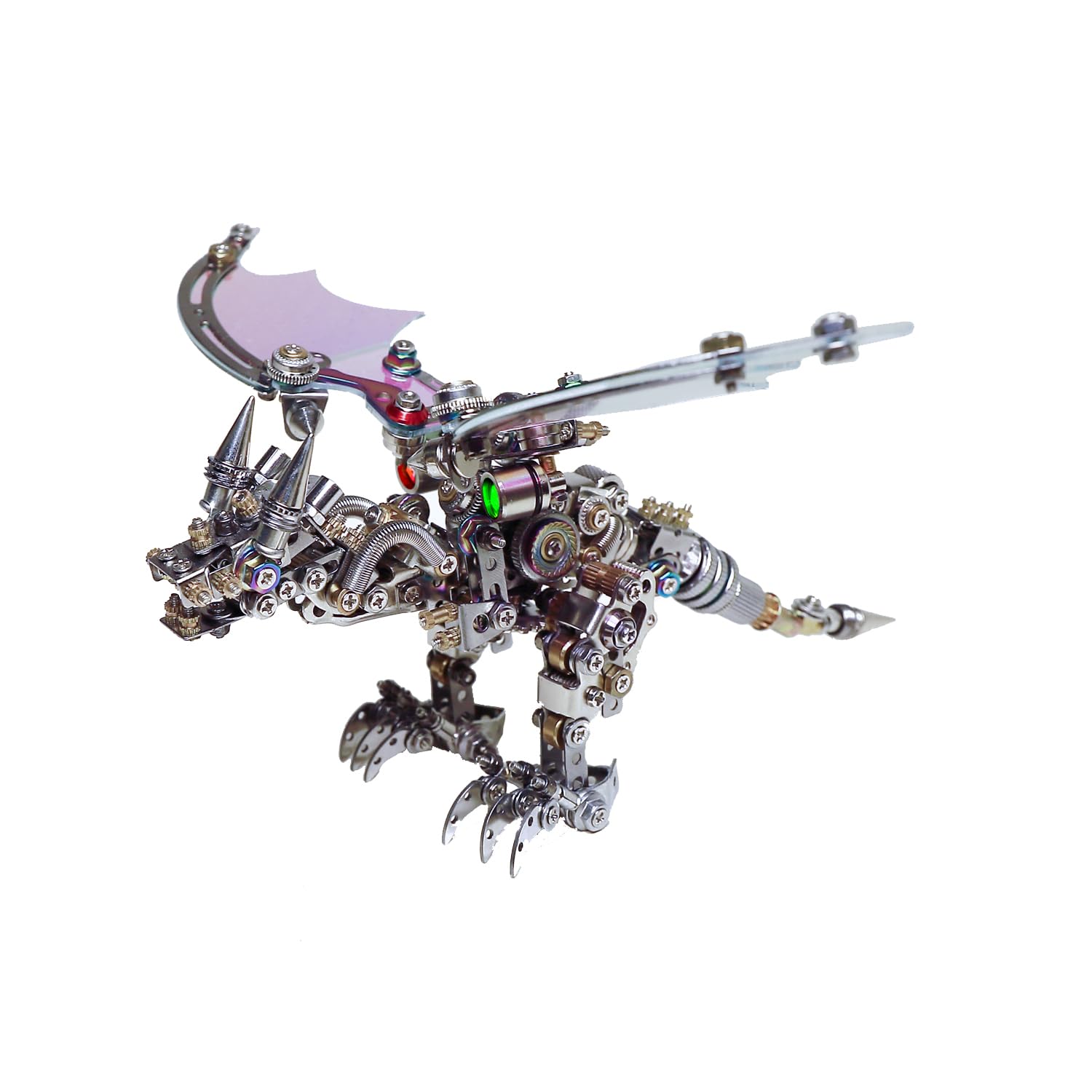 Arcynix Blue Dragon 3D Metal Puzzle Kit with LED Wings