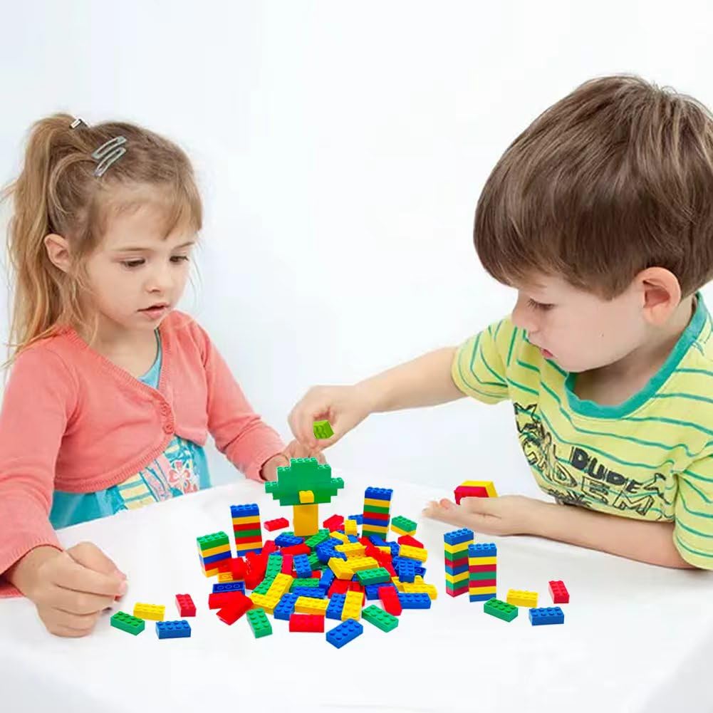 120-Piece Classic 2x4 Building Bricks Set for Kids