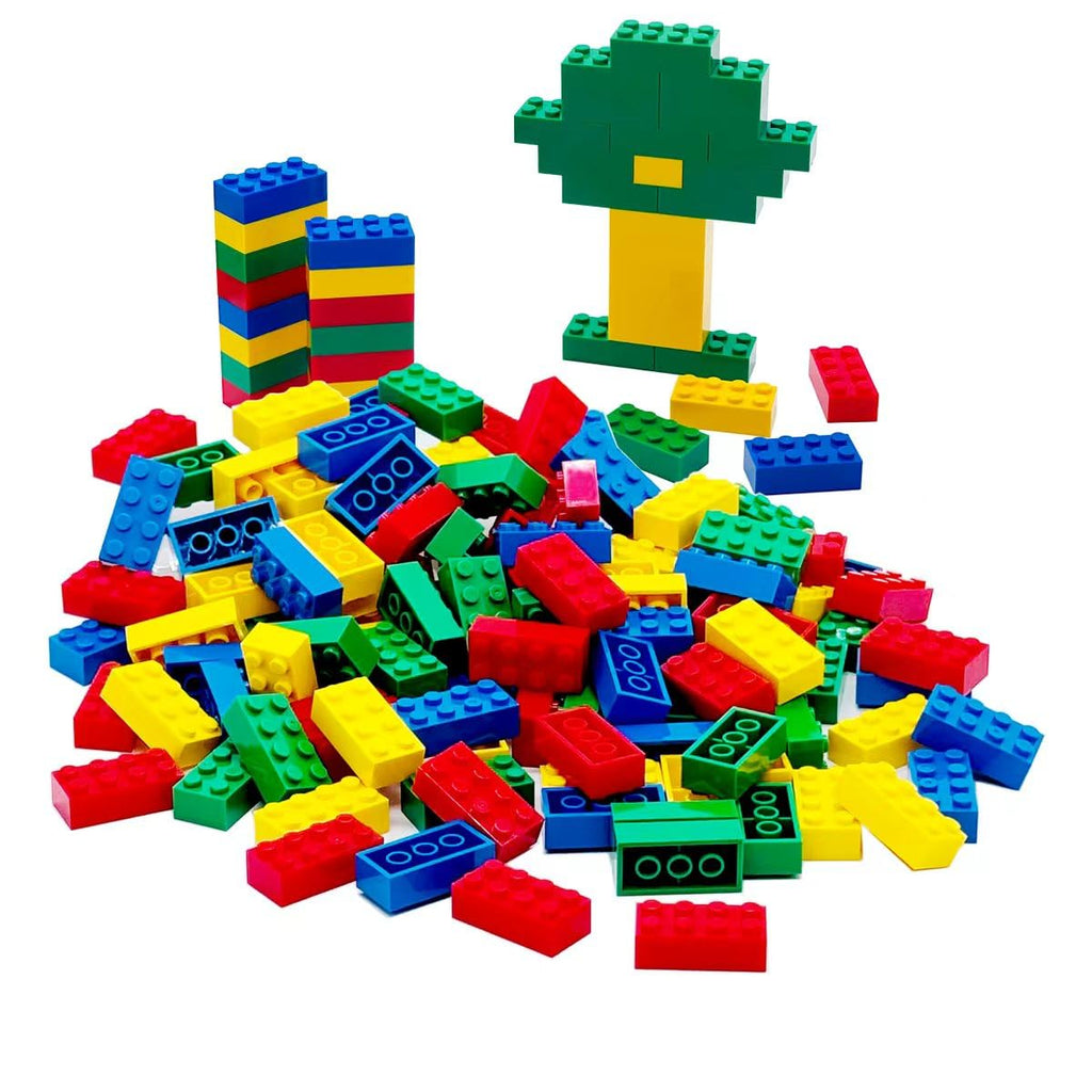 120-Piece Classic 2x4 Building Bricks Set for Kids