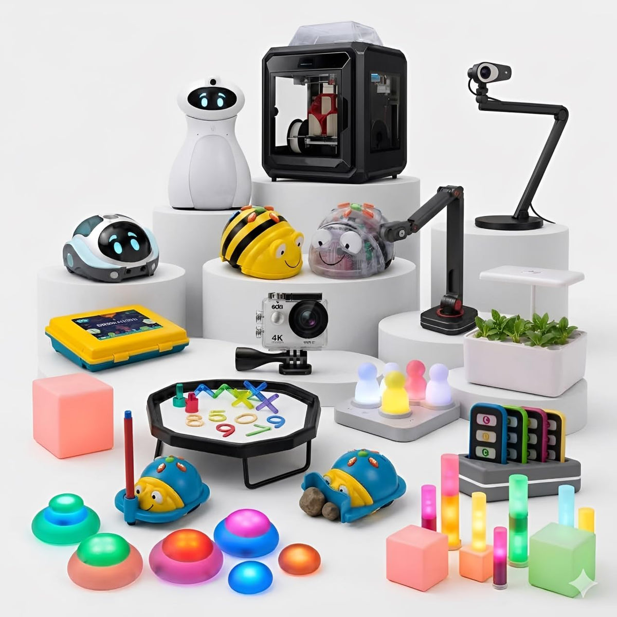 Basic to Advanced Coding, Robotics and 3D Printing Kit