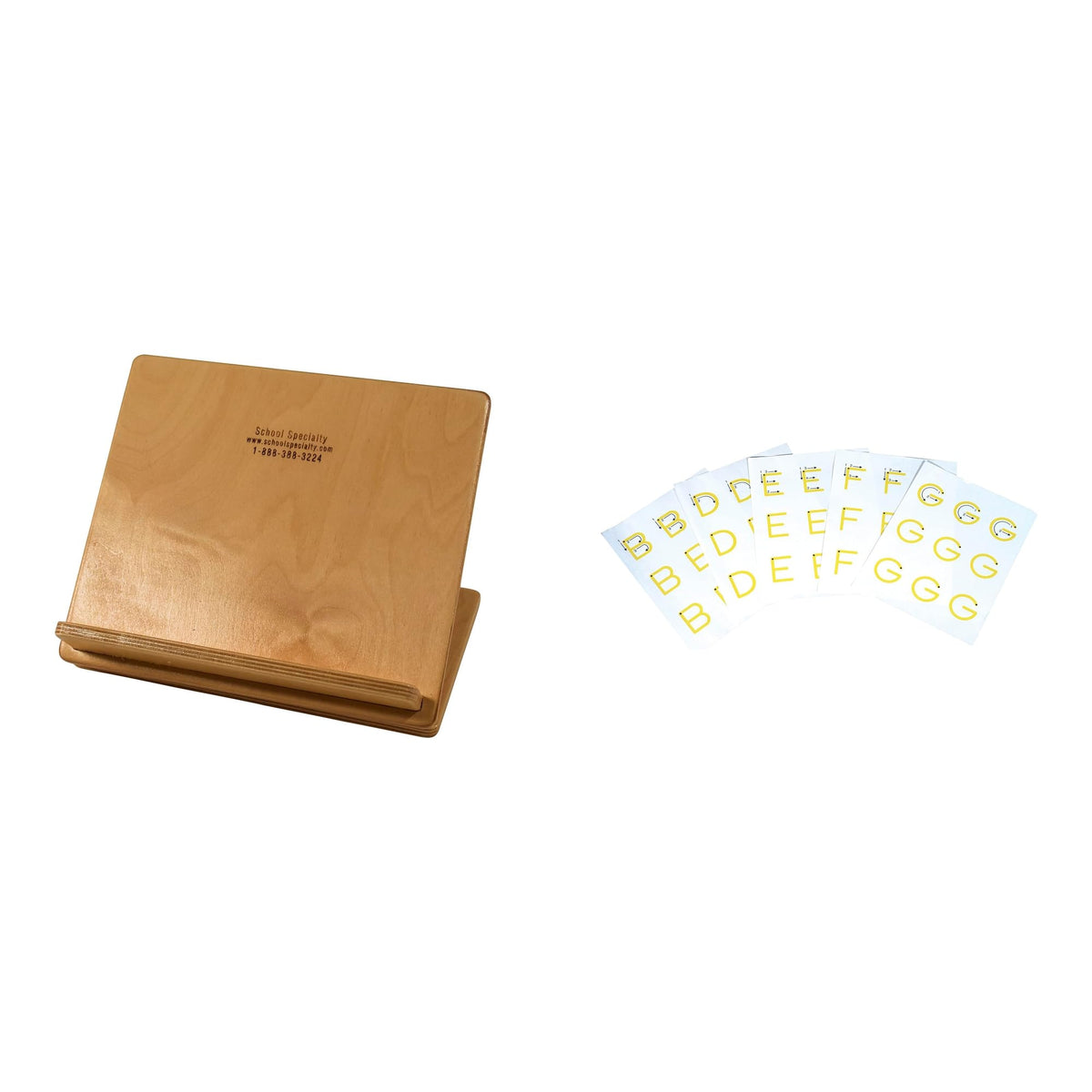 Casafoyer Wooden Slant Board and Uppercase Writing Kit