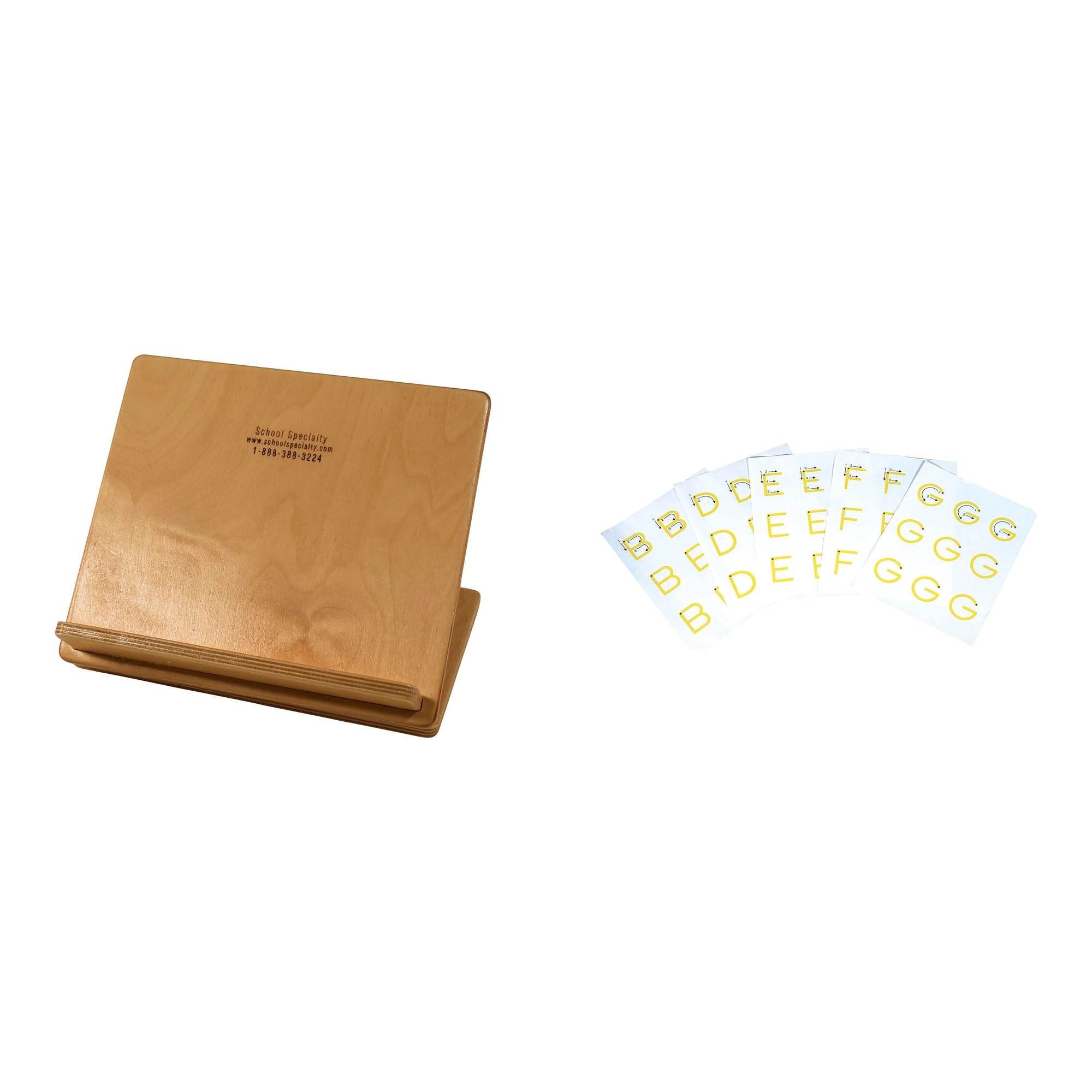 Casafoyer Wooden Slant Board and Uppercase Writing Kit