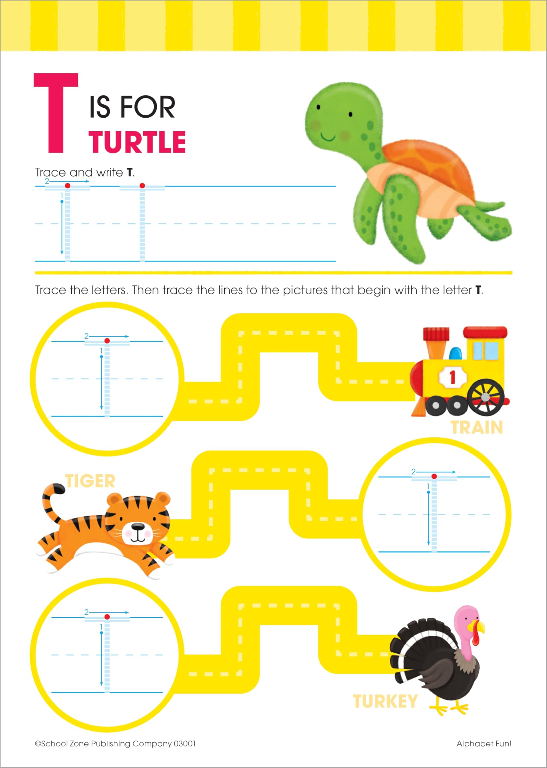 School Zone Alphabet Fun Write-and-Reuse Workbook