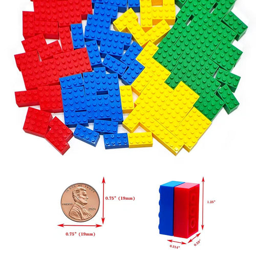 120-Piece Classic 2x4 Building Bricks Set for Kids