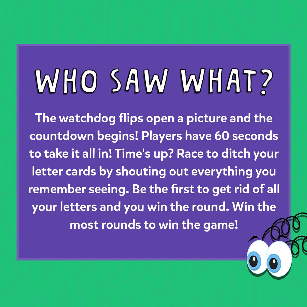 Skillmatics Who Saw What 60-Second Memory Game for Kids