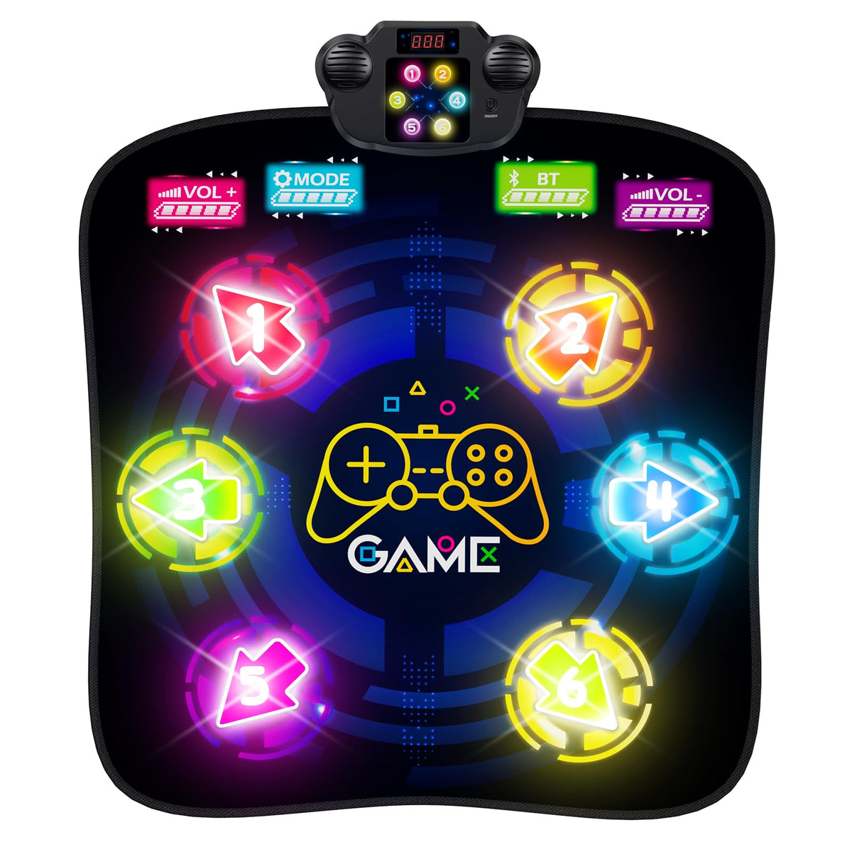 LZFYMXOK Bluetooth LED Dance Mat with Five Game Modes