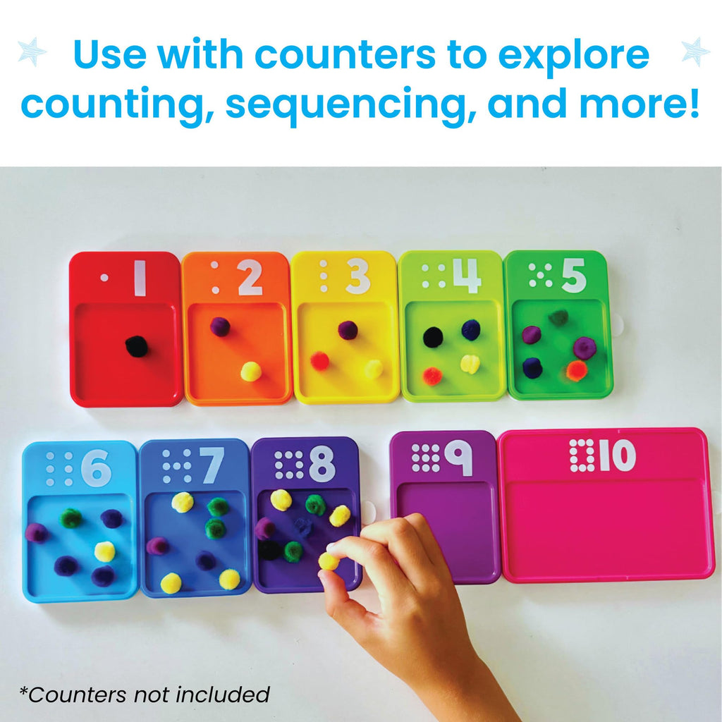 hand2mind Sensory Number Trays for Counting and Writing