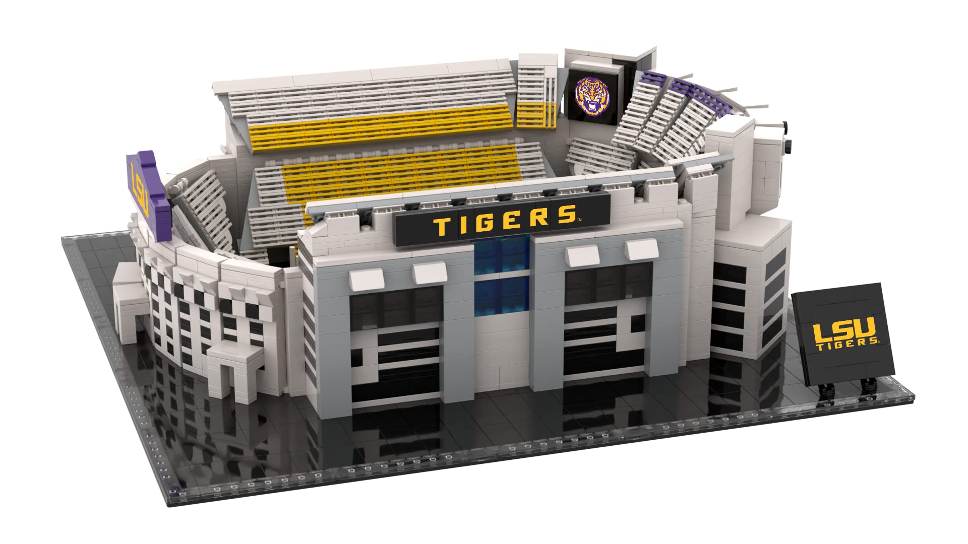 Pro-Lion LSU Tigers Stadium 2,298-Piece Building Kit