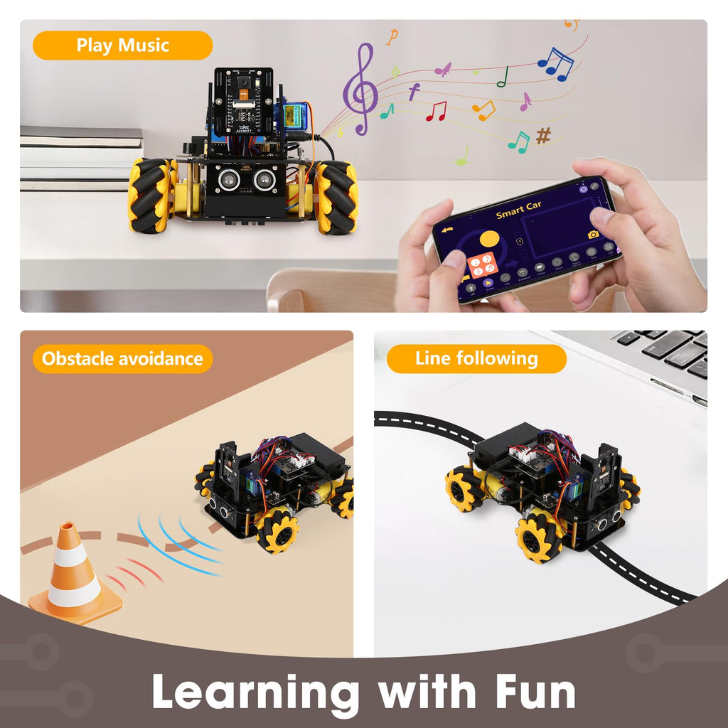 ACEBOTT Arduino Robot Kit with App and Remote Control