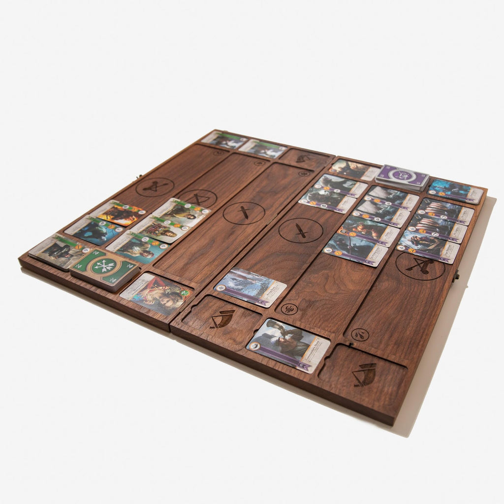 Gwent Black Walnut Board for The Witcher Card Game