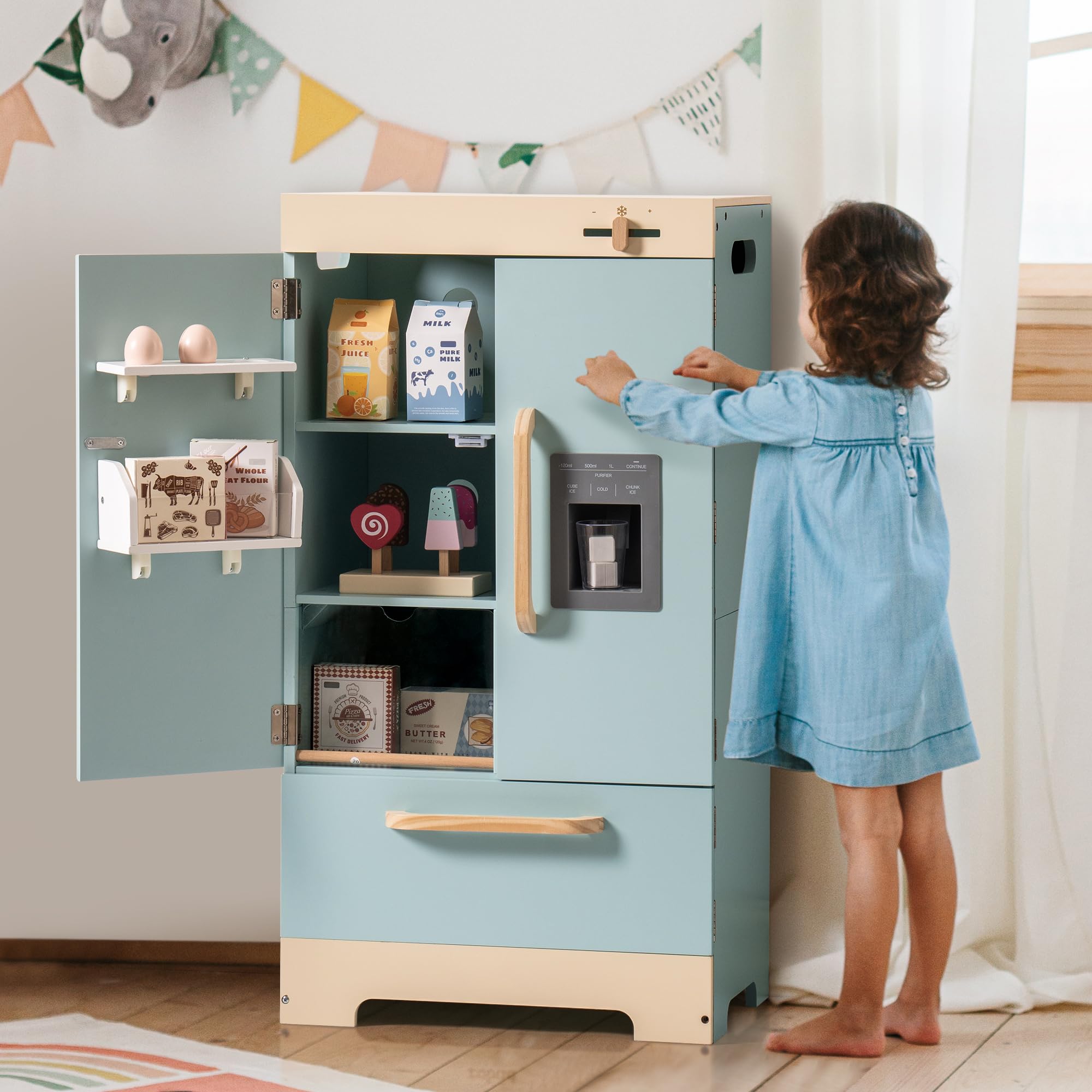 ROBOTIME Wooden Kitchen Playset for Toddlers and Kids