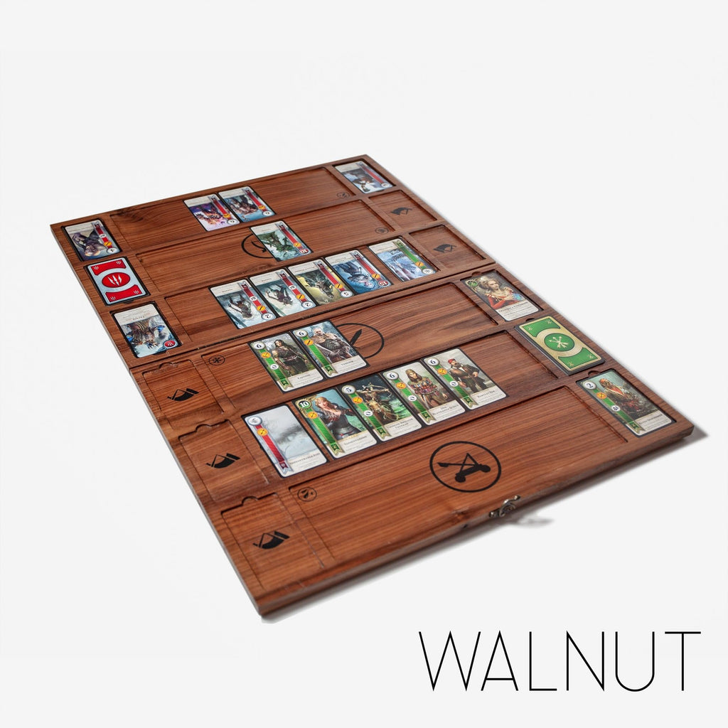 Gwent Black Walnut Board for The Witcher Card Game