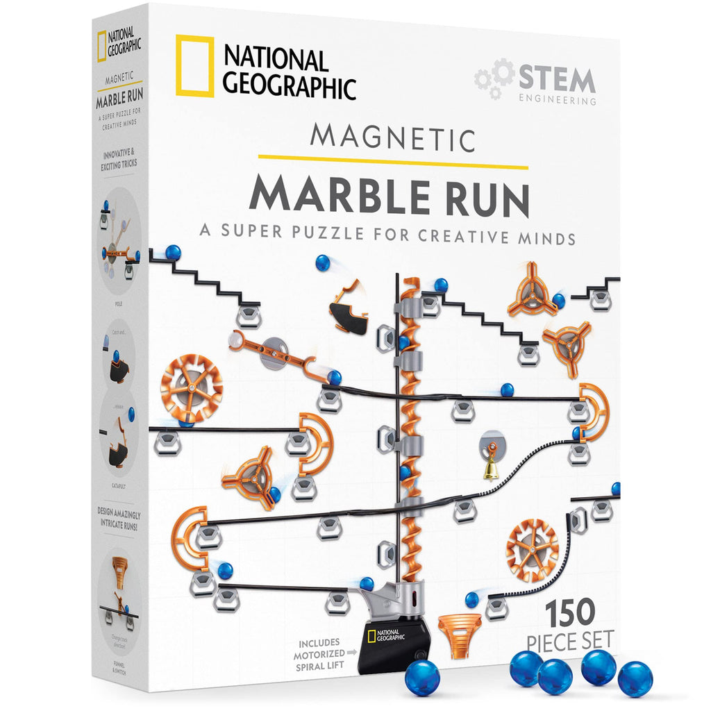 National Geographic Magnetic Marble Run STEM Building Set