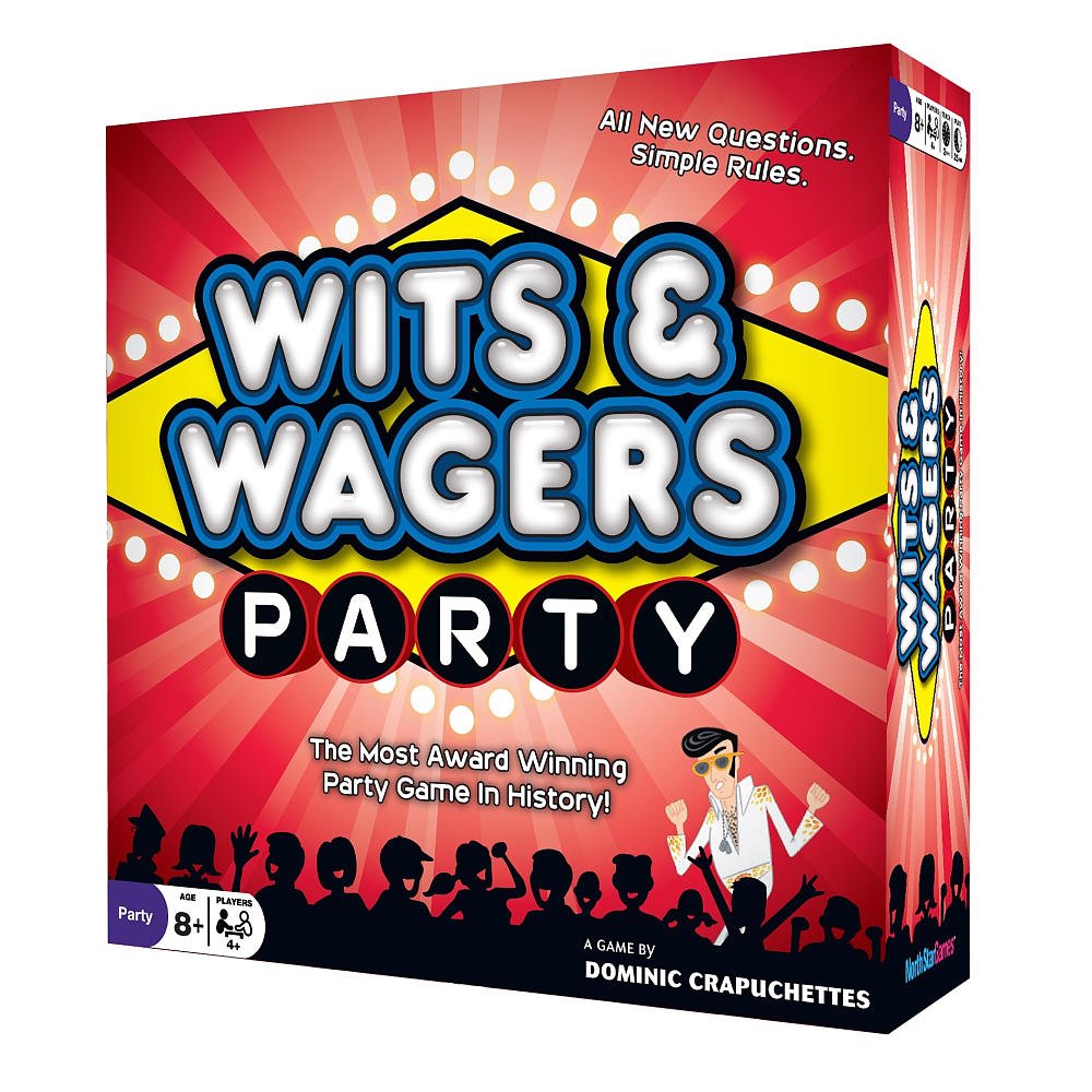 North Star Games Wits & Wagers Family Trivia Party Game