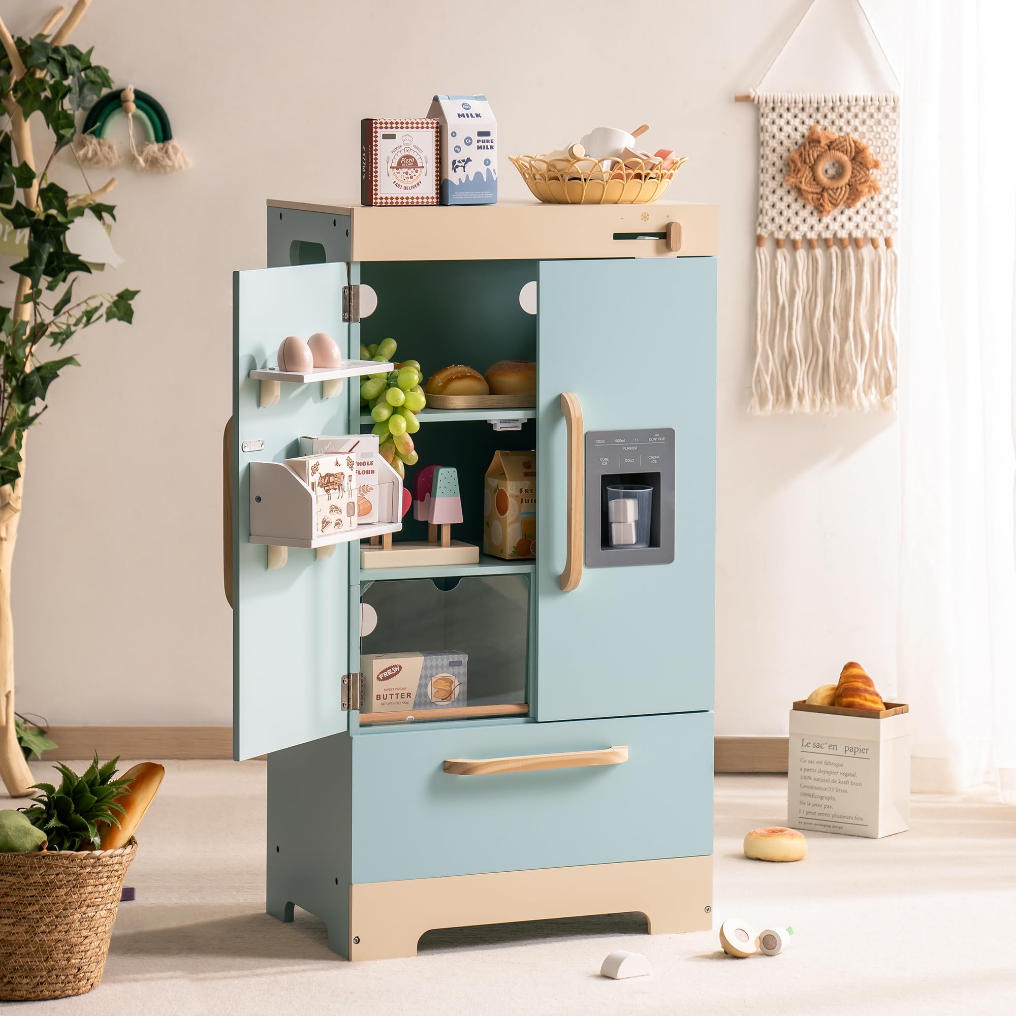 ROBOTIME Wooden Kitchen Playset for Toddlers and Kids