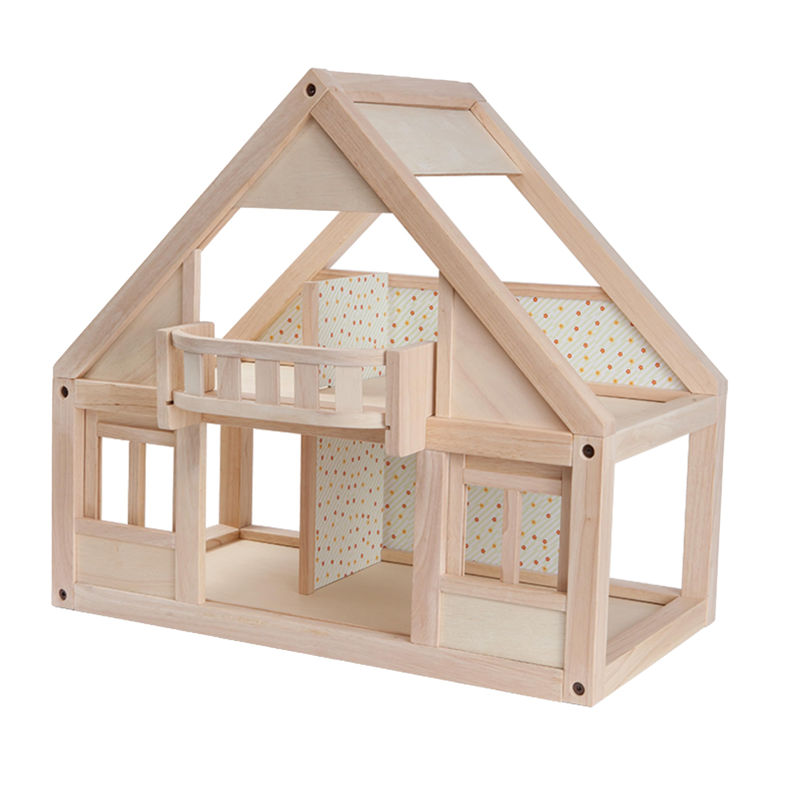 PlanToys Victorian Wooden Dollhouse Playset for Kids