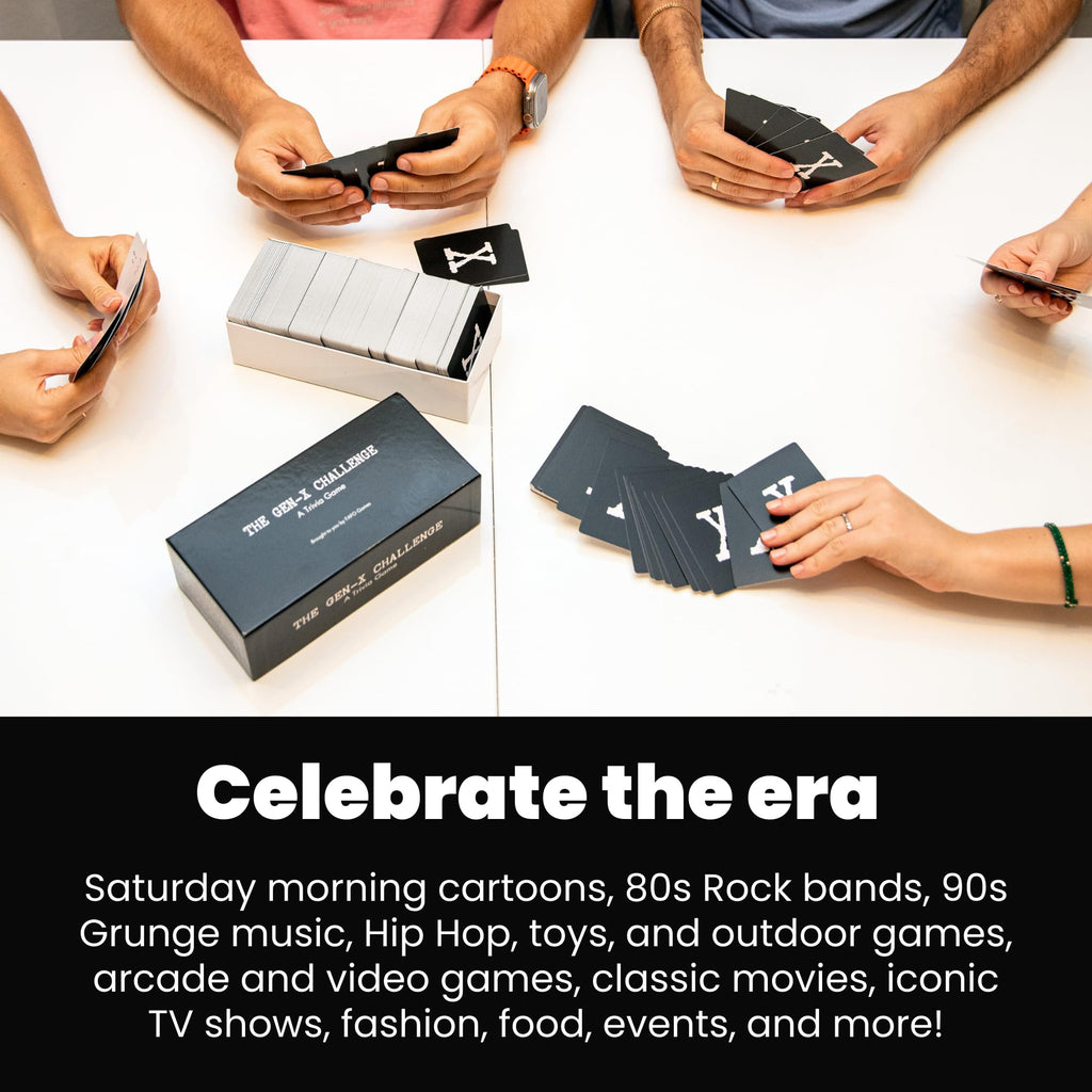 FAFO Games Gen-X Challenge 80s and 90s Trivia Game