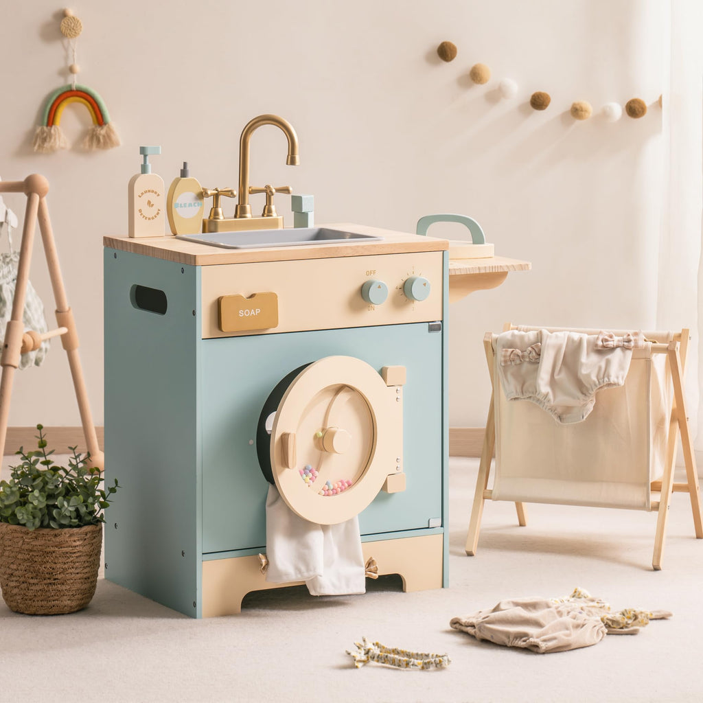ROBOTIME Wooden Kitchen Playset for Toddlers and Kids