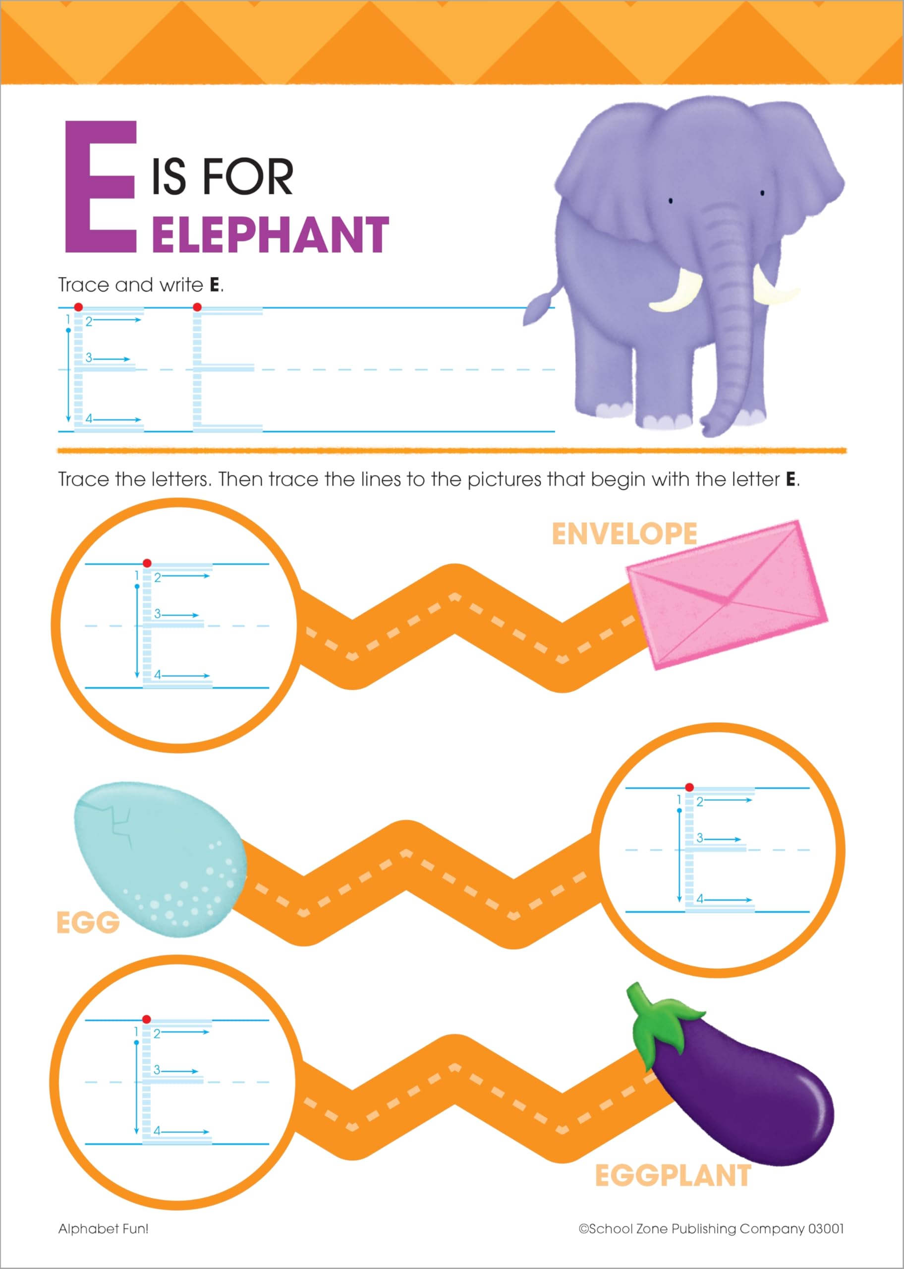School Zone Alphabet Fun Write-and-Reuse Workbook