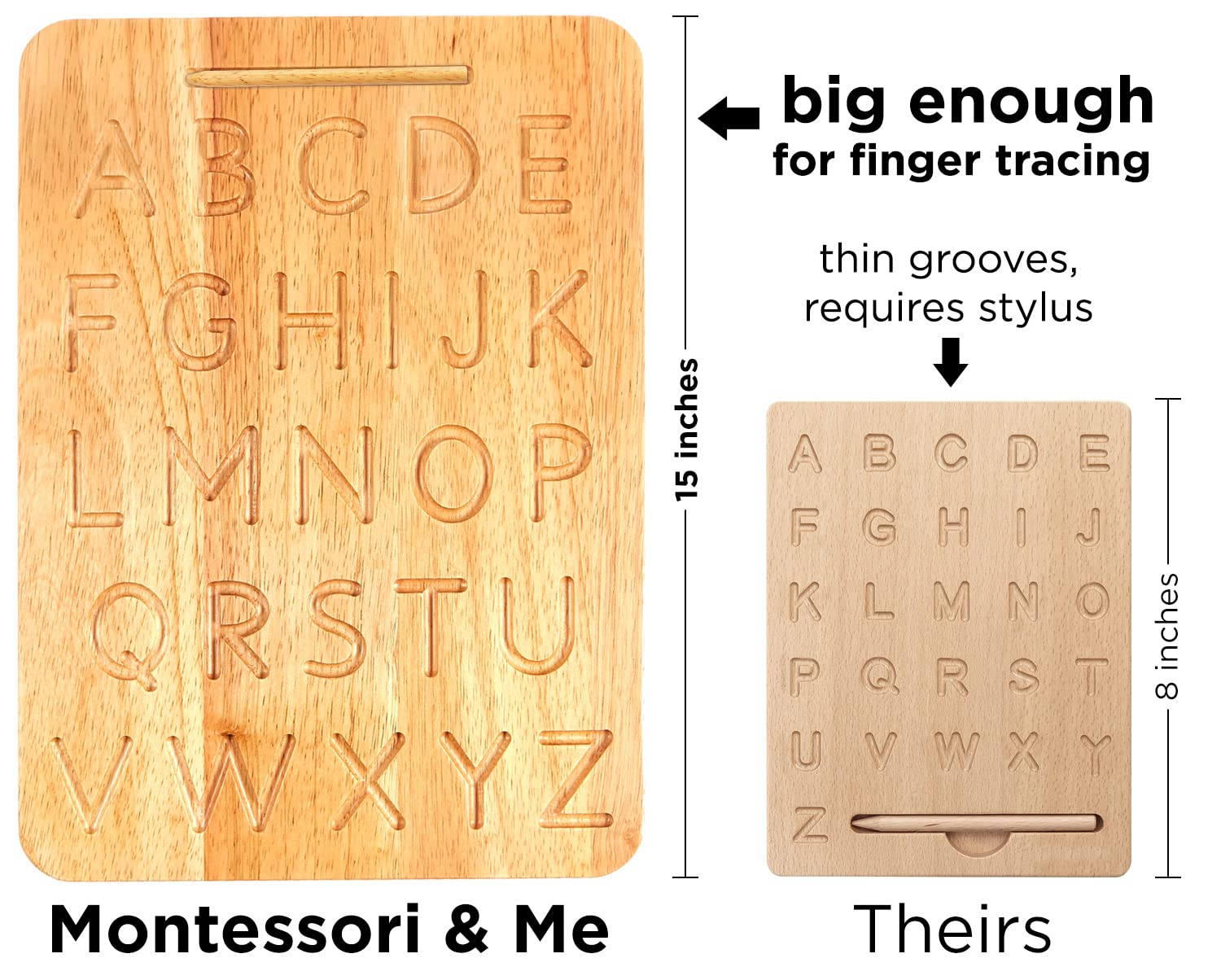 Montessori Writing and Reading Bundle with Alphabet Easel