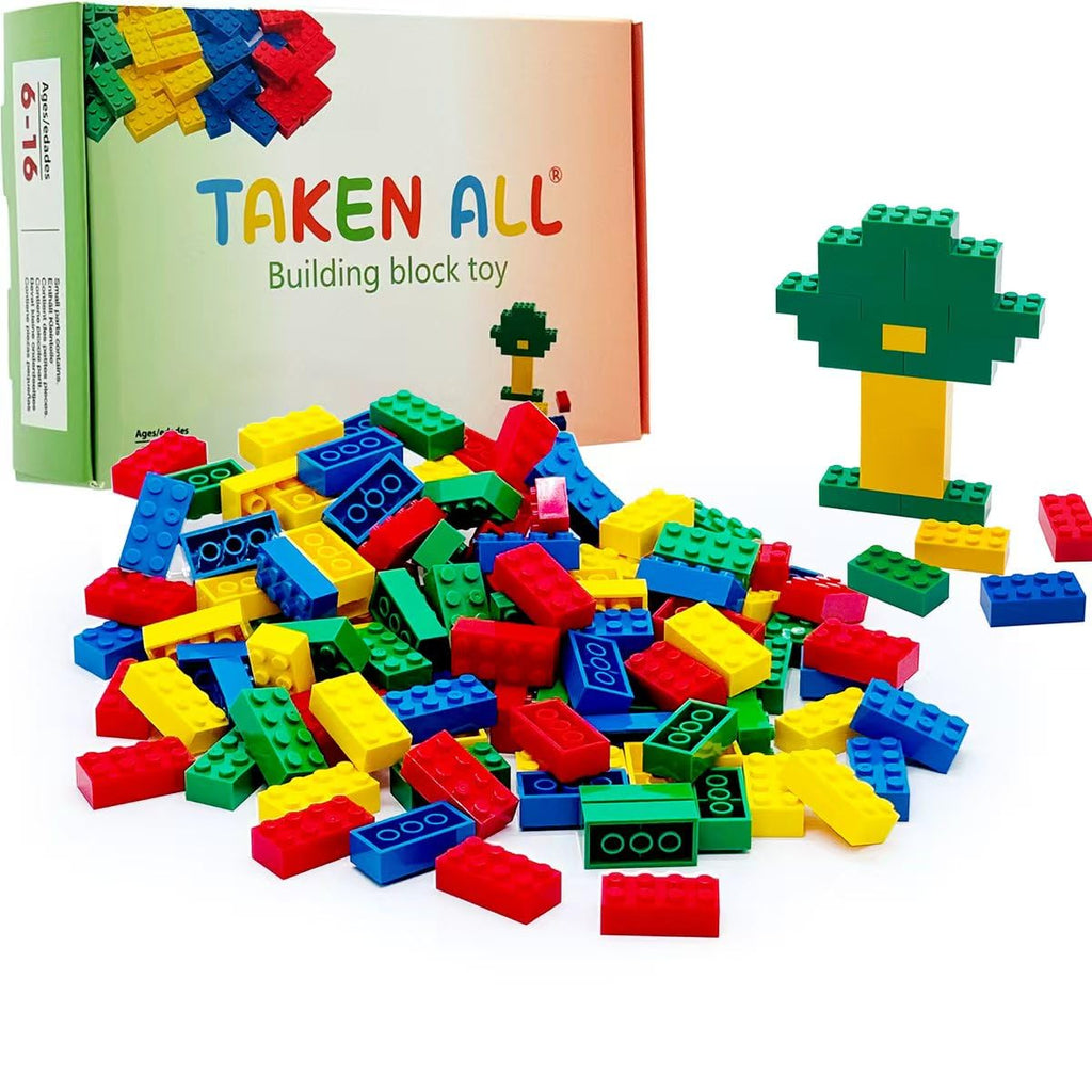 120-Piece Classic 2x4 Building Bricks Set for Kids
