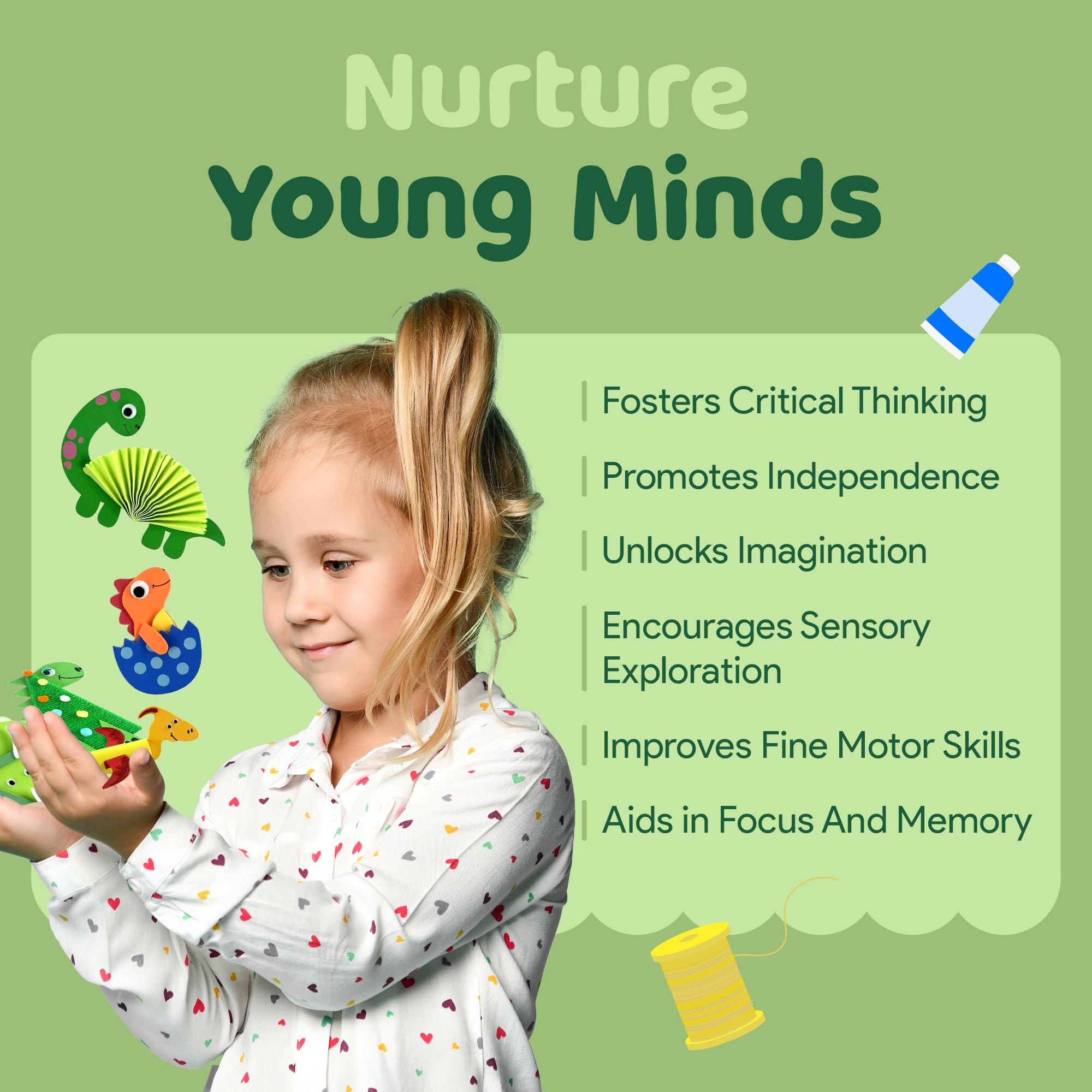Mumaloo Kids Arts and Crafts Activity Kit for Creative Play