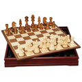 45cm Solid Wood Chess and Card Game Set with Storage