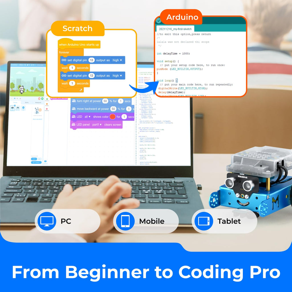 Makeblock mBot Coding Robot Kit for Kids Ages 8–12