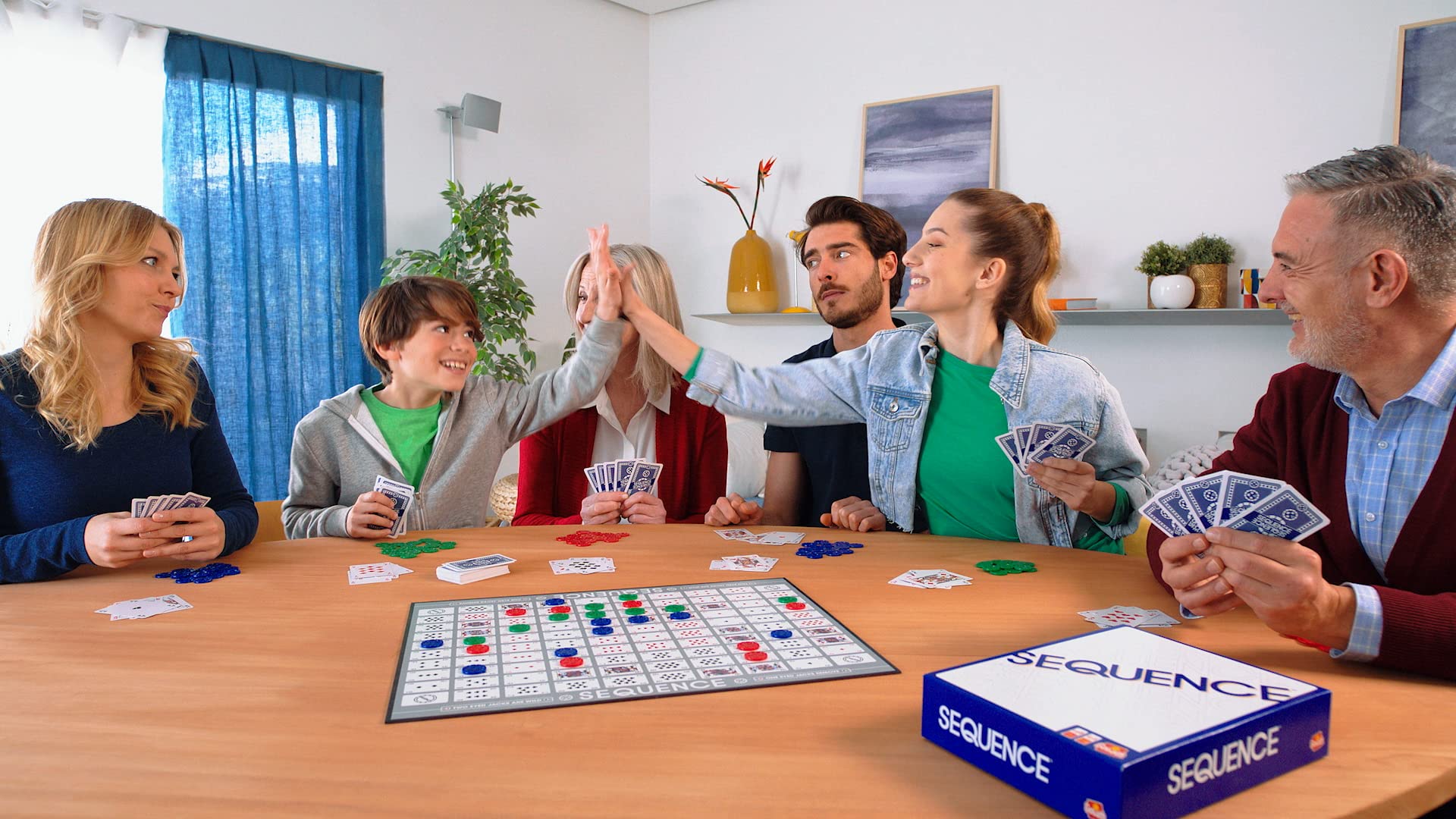 Jax Original Sequence Board Game with Cards and Chips