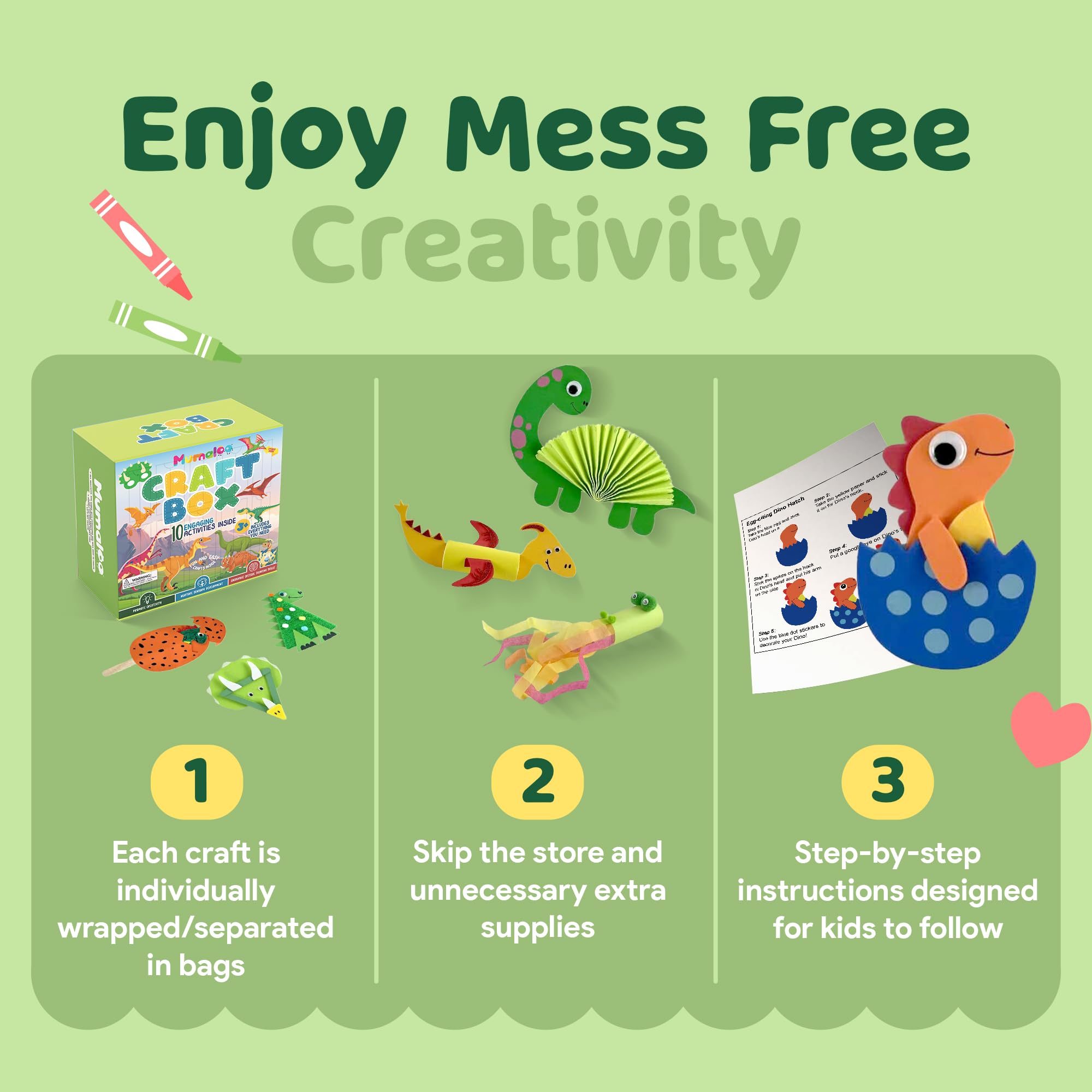 Mumaloo Kids Arts and Crafts Activity Kit for Creative Play
