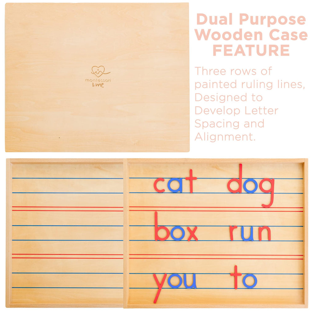 Montessori Writing and Reading Bundle with Alphabet Easel