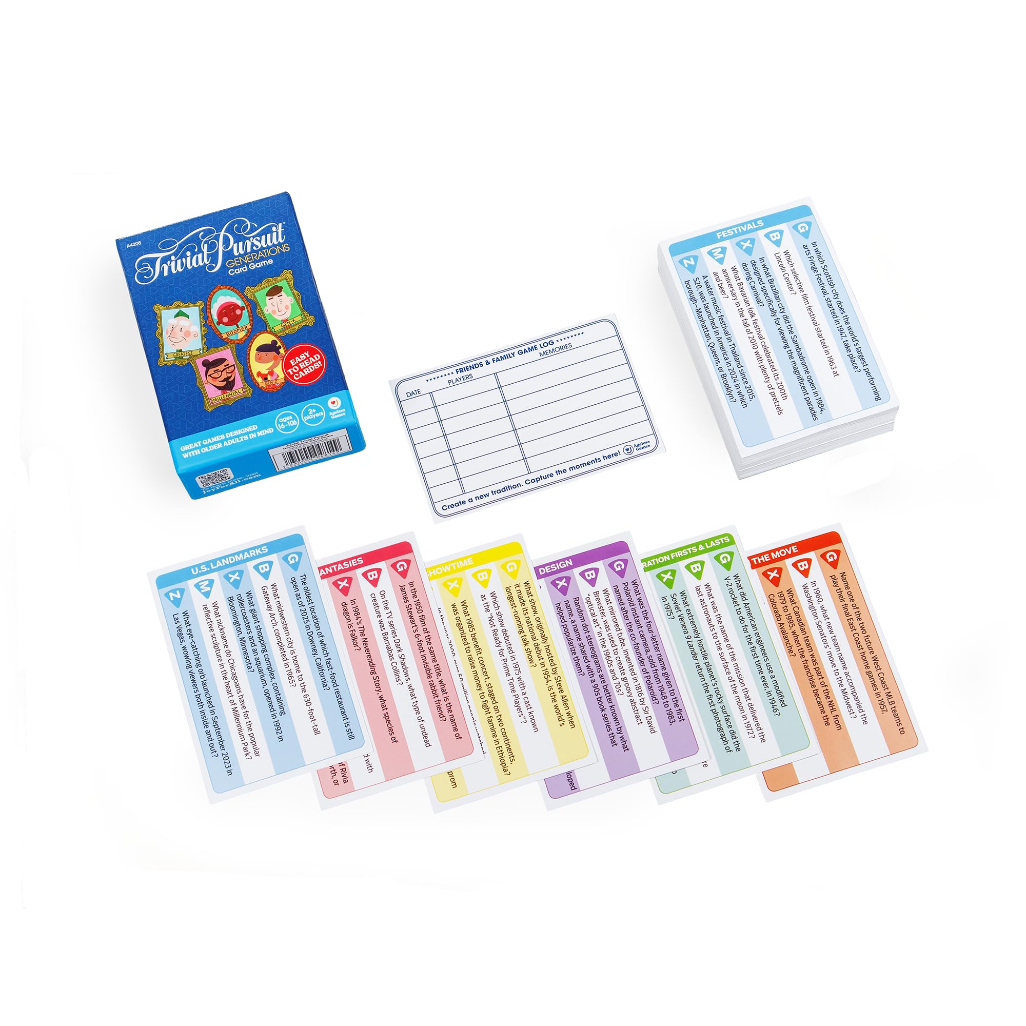 JOY FOR ALL Trivial Pursuit Generations Trivia Game