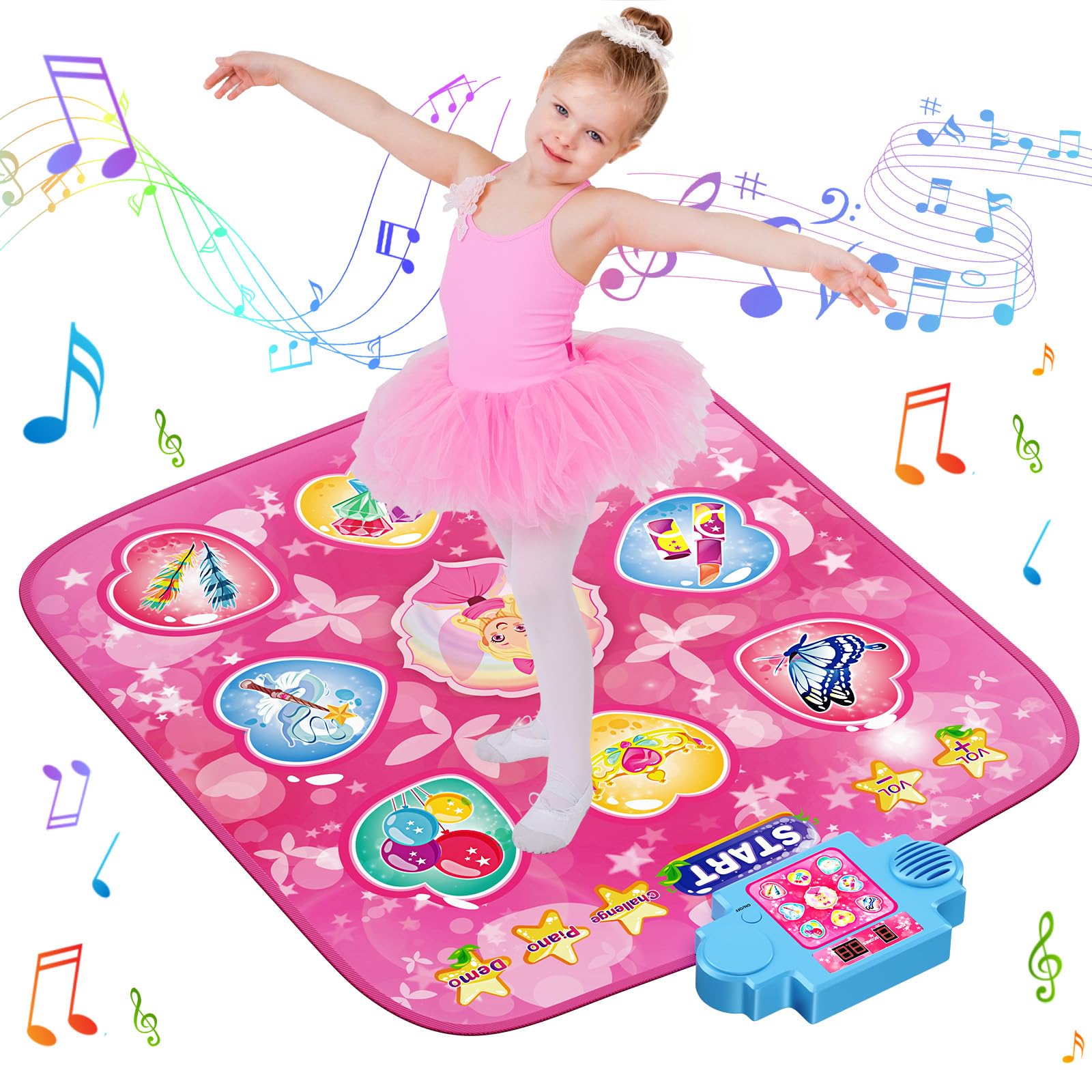 LZFYMXOK Interactive Dance Mat for Kids and Active Play