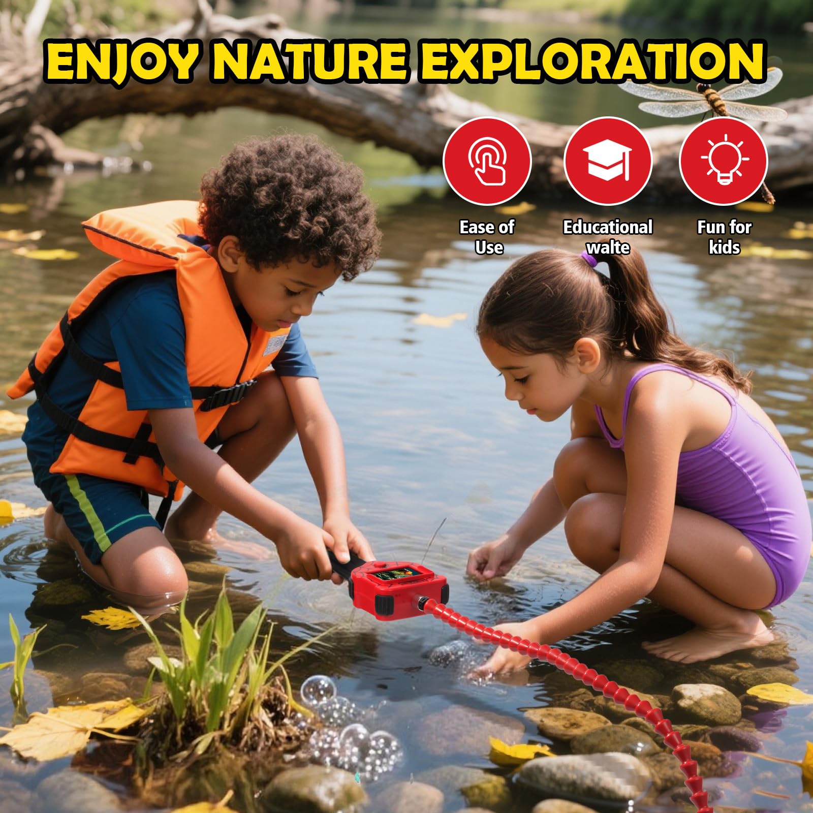 Kids Borescope Camera with Light for STEM Exploration