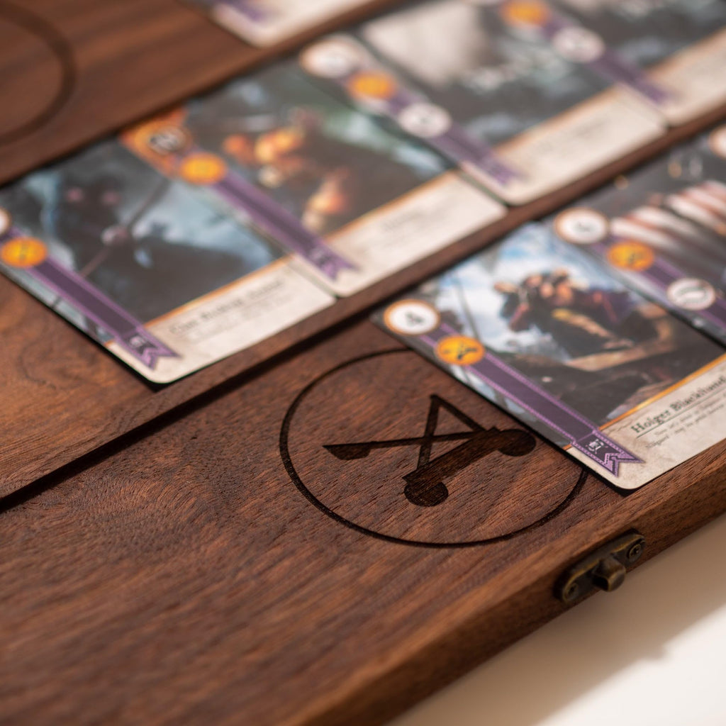 Gwent Black Walnut Board for The Witcher Card Game