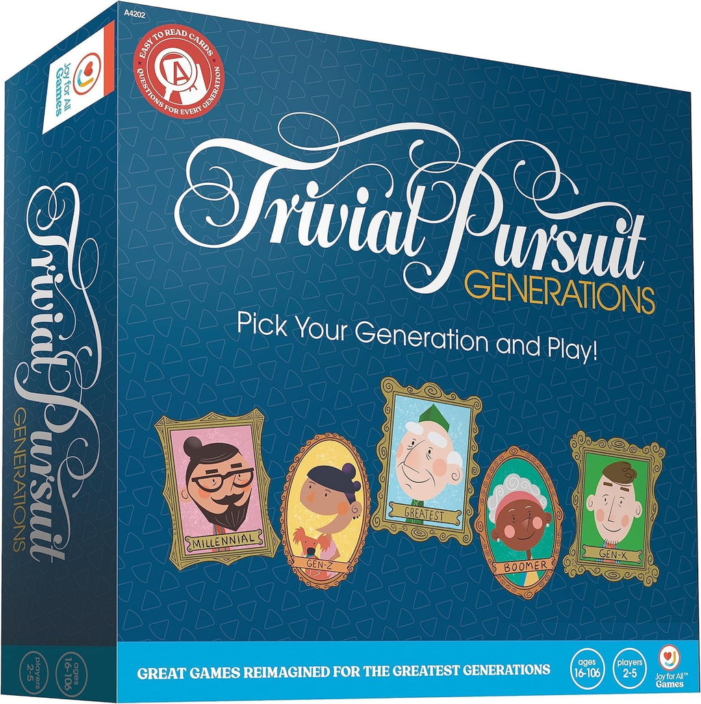 JOY FOR ALL Trivial Pursuit Generations Trivia Game