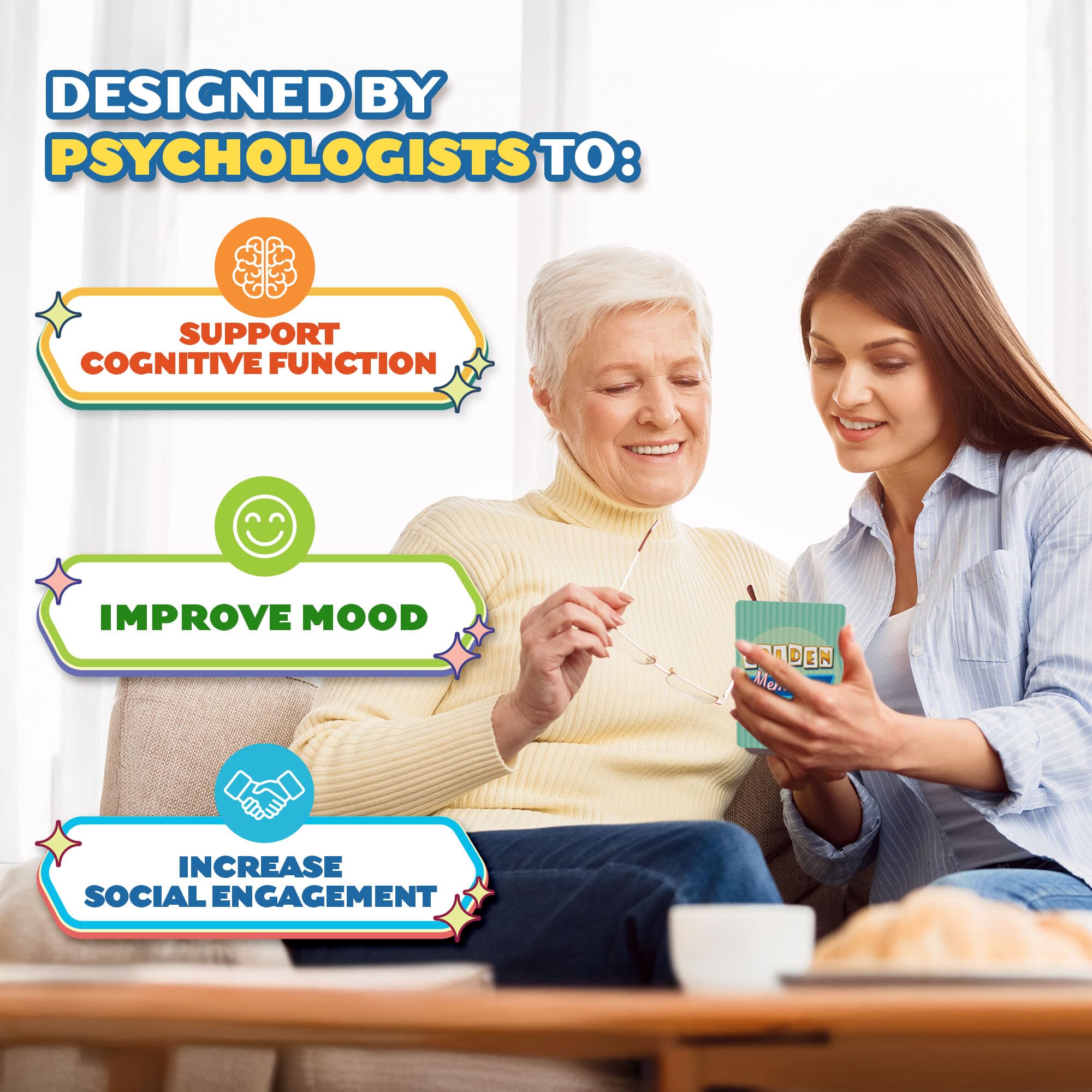ThinkPsych Golden Memories Conversation Game for Seniors