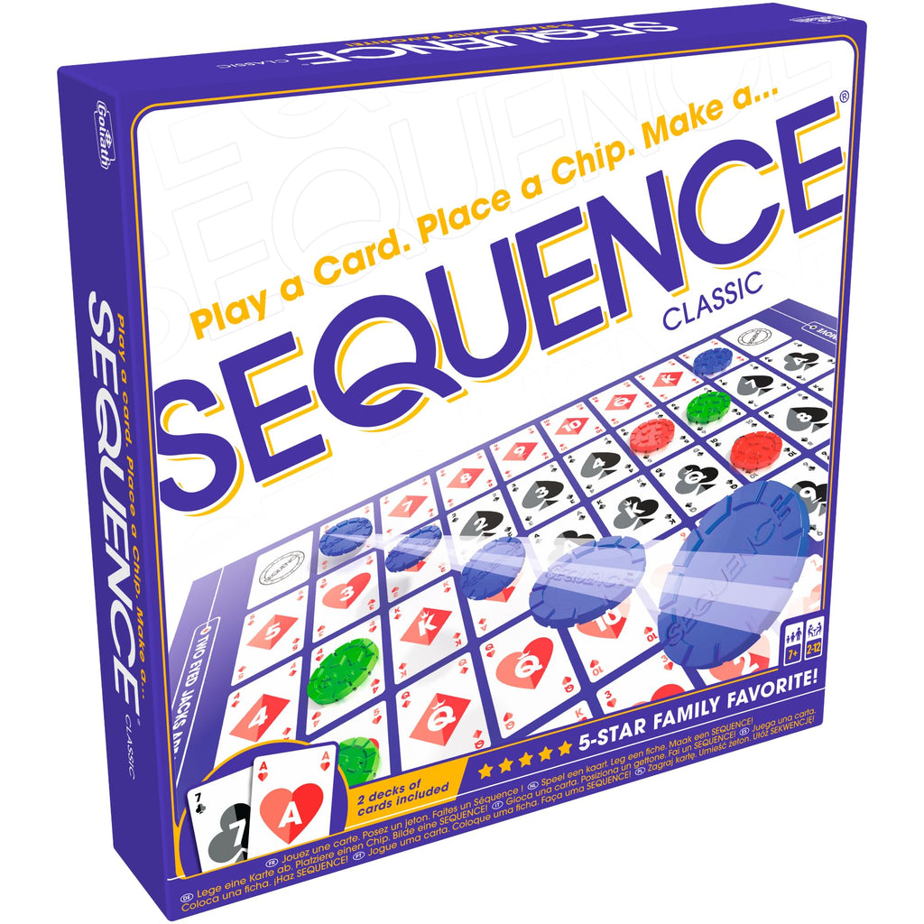 Jax Original Sequence Board Game with Cards and Chips