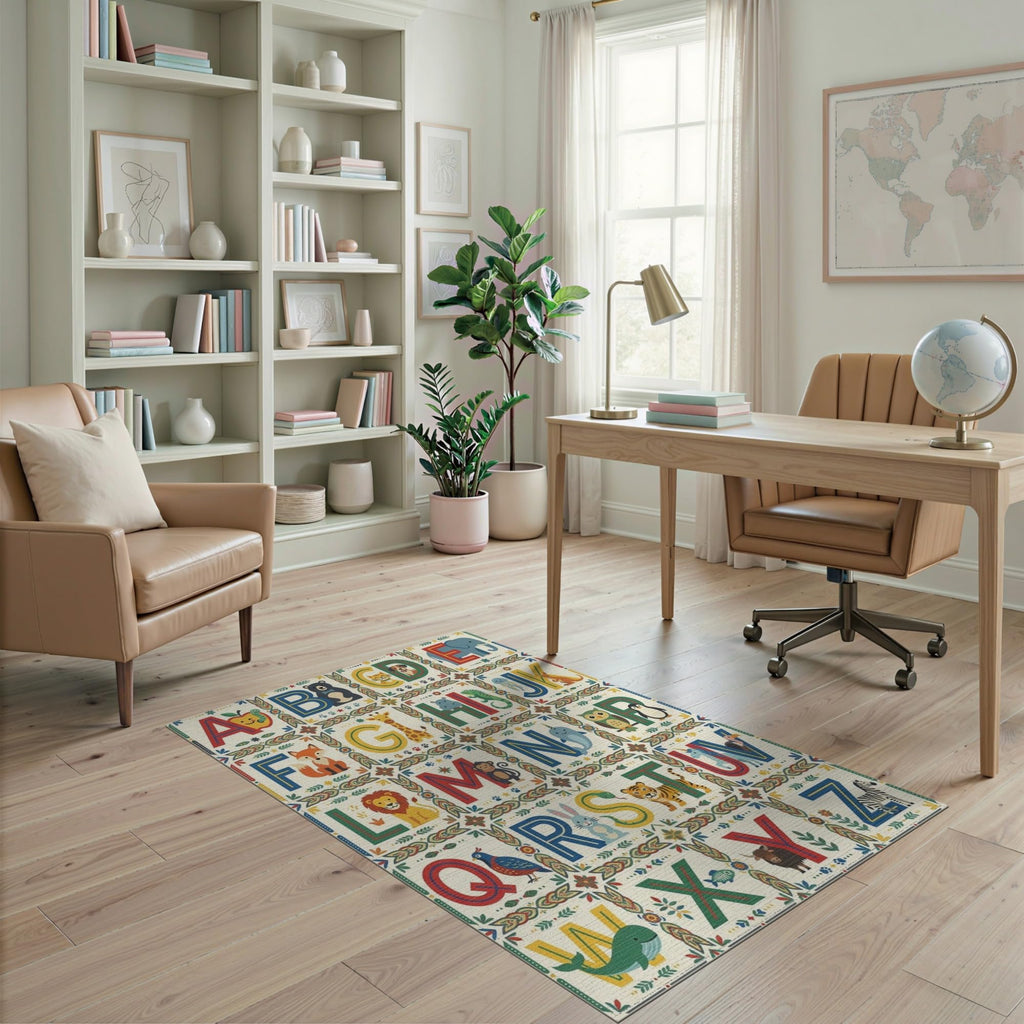ODIKA Washable Non-Slip Stain-Resistant Area Rug