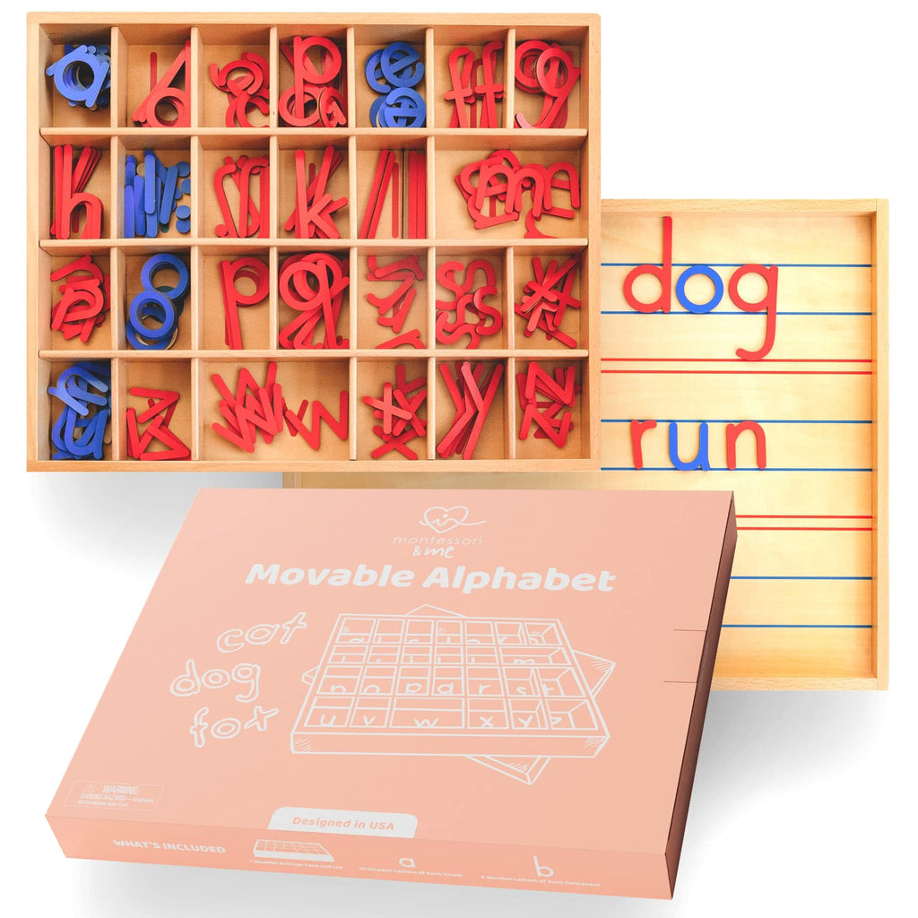 Montessori Writing and Reading Bundle with Alphabet Easel