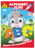 School Zone Alphabet Fun Write-and-Reuse Workbook