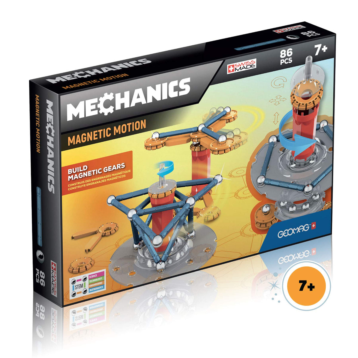 Geomag Mechanics Magnetic Motion 86-Piece Building Set
